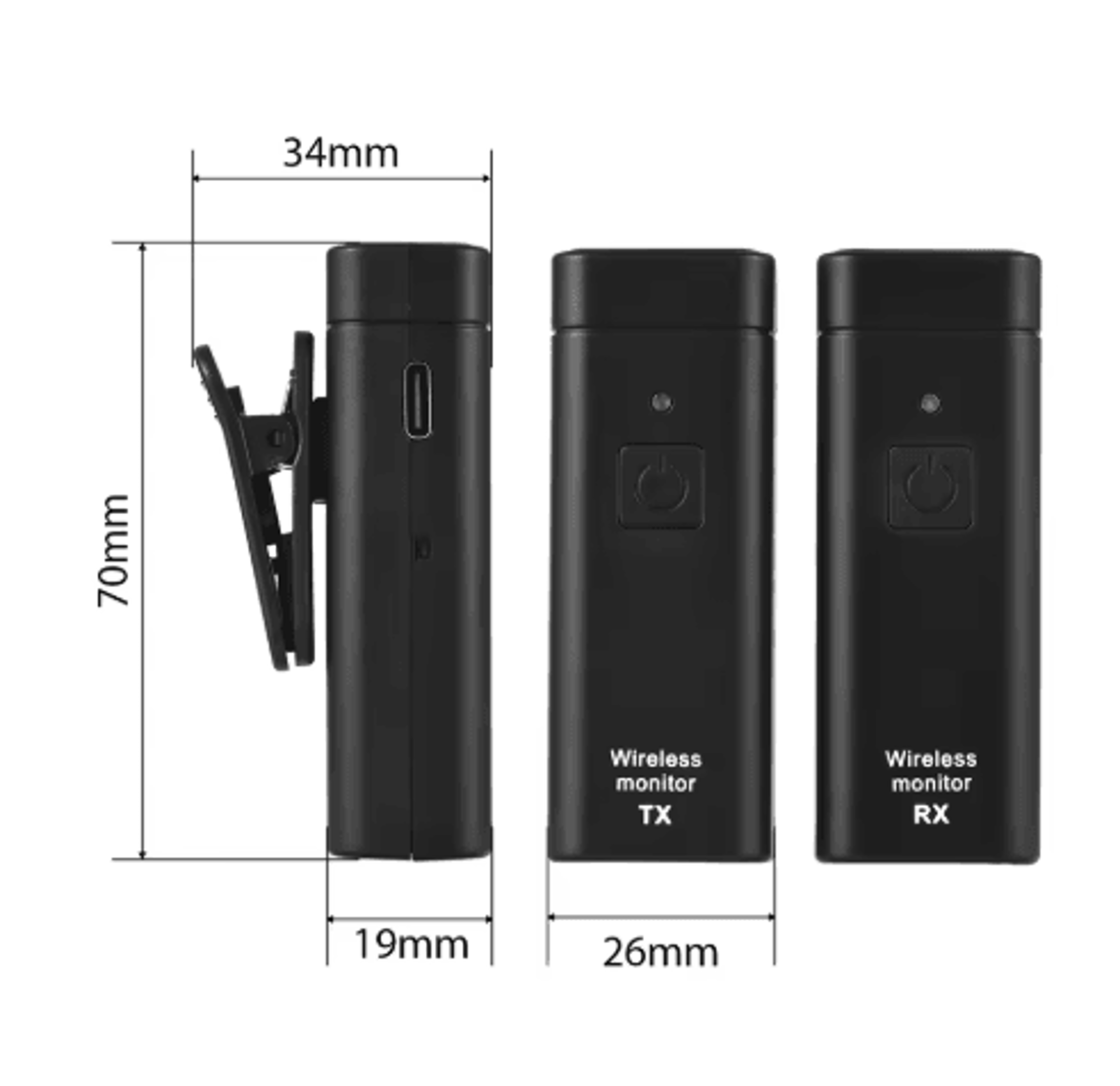 Wireless InEar Monitor System  Professional UHF Stereo IEM Transmitter  Receiver 2