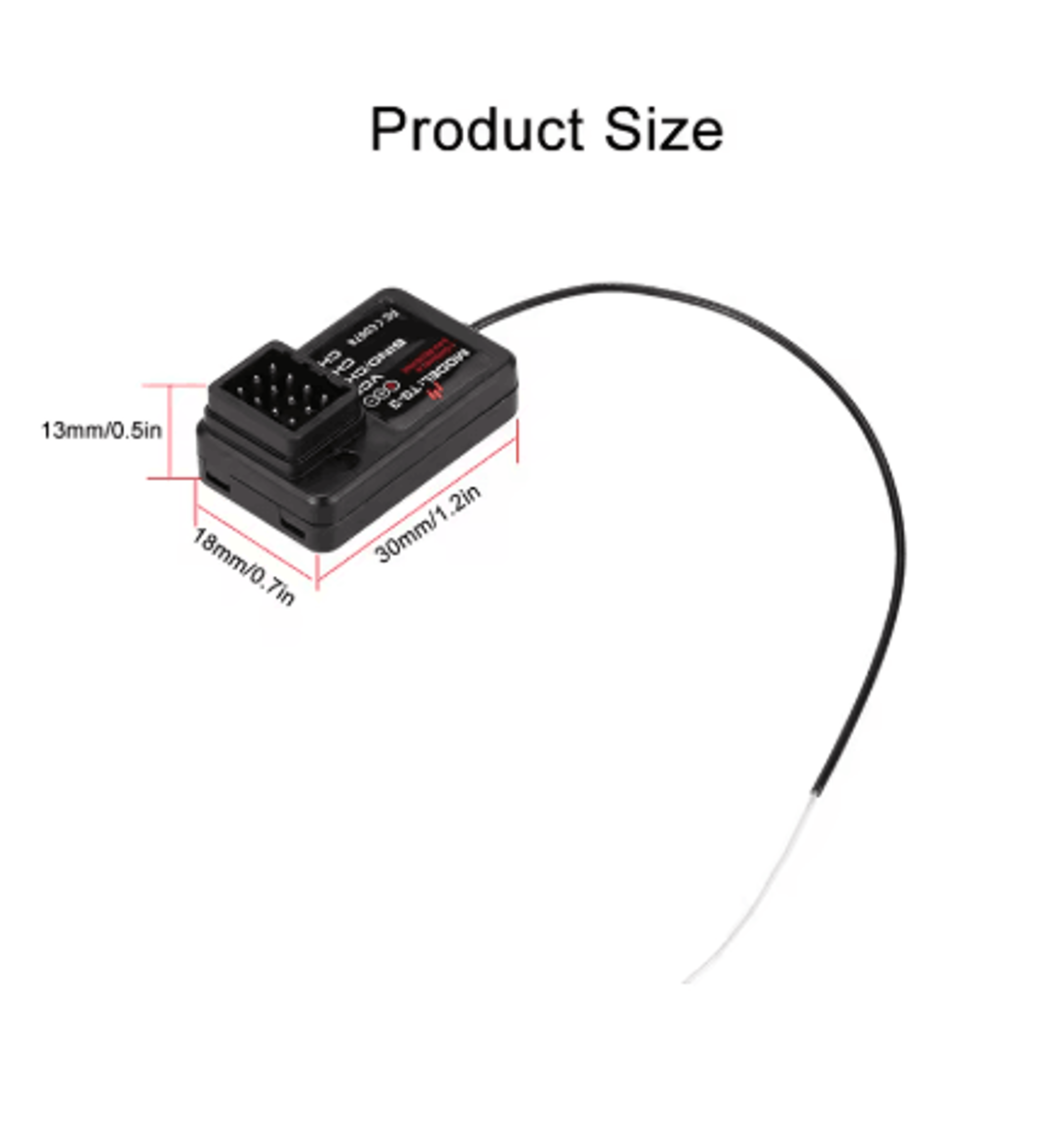 GoolRC TG3 24GHz 3CH RC Receiver  Replacement For RC Cars  Boats 4