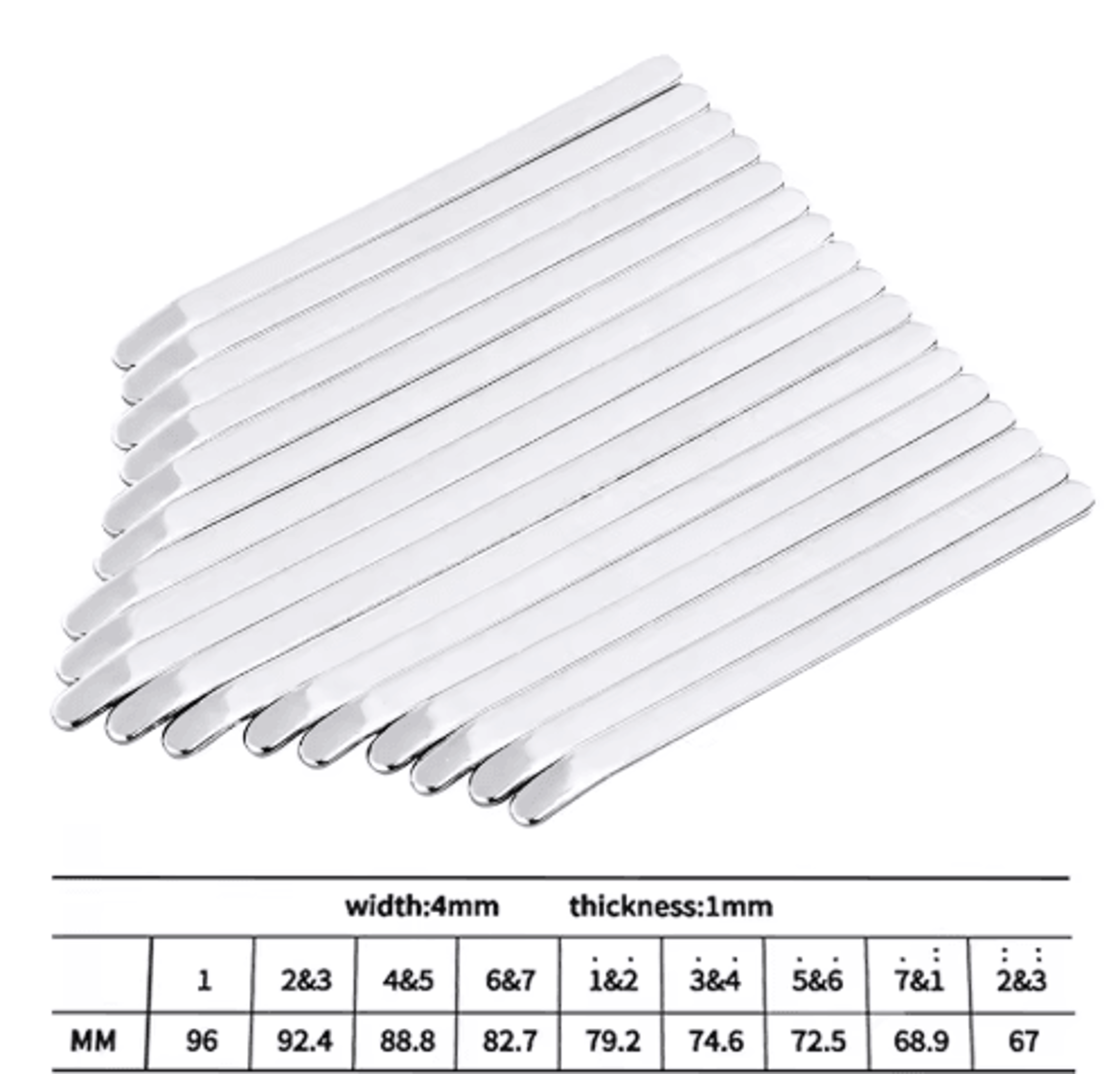 17Key Kalimba Replacement Kit  Manganese Steel Thumb Piano Keys With Stickers 5