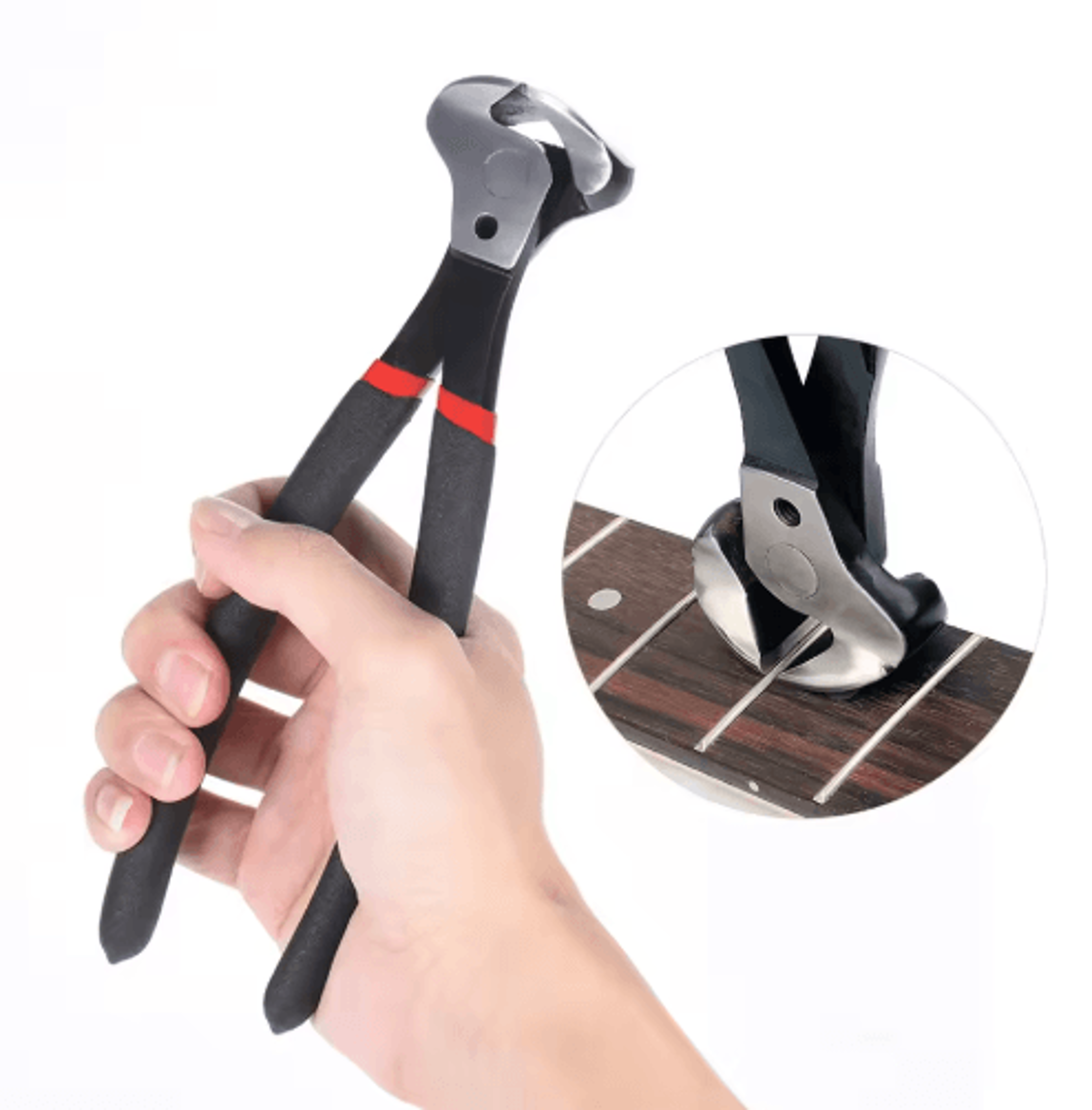 professional guitar fret wire nipper – stainless steel fret puller & cutter tool
