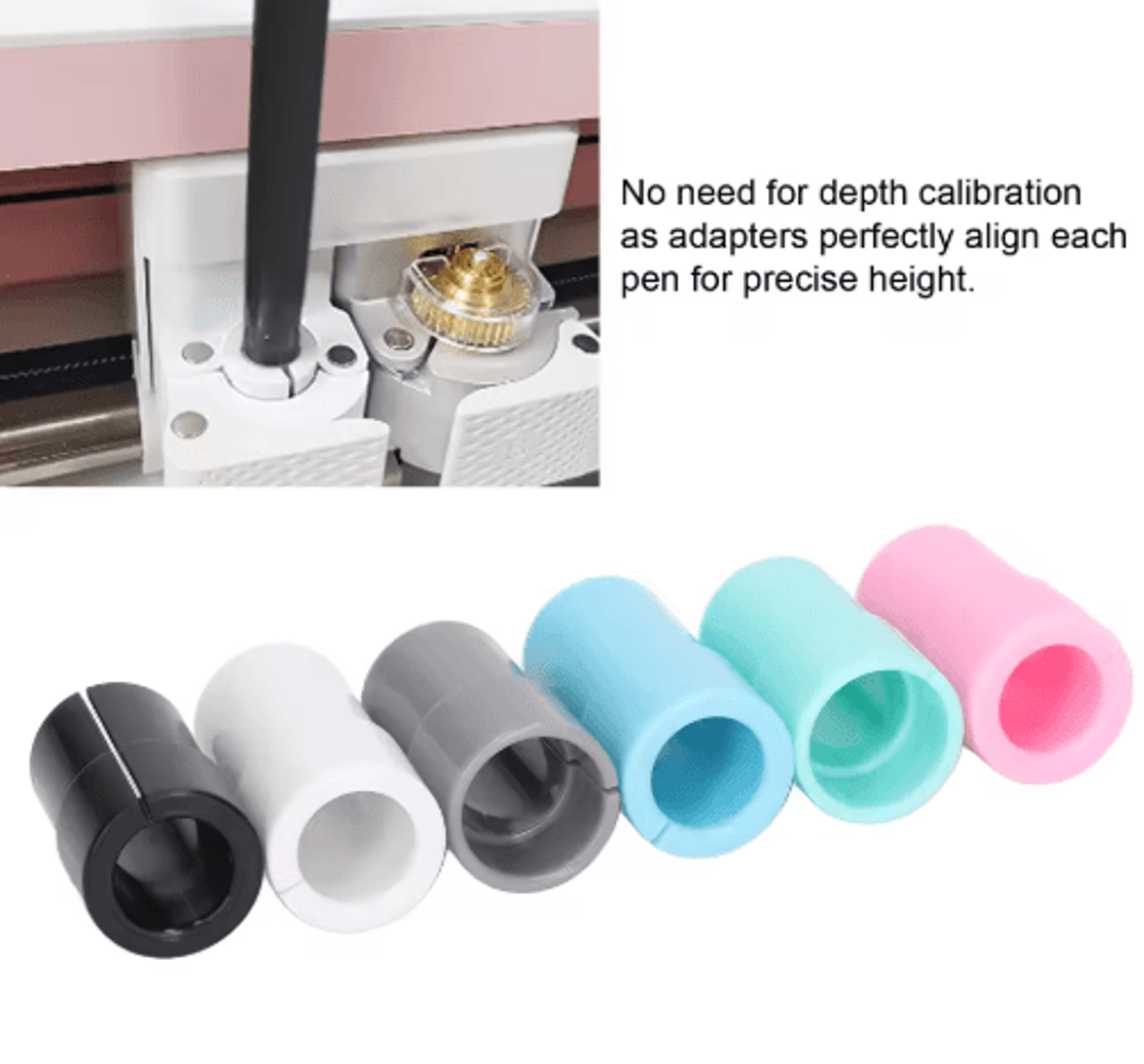 sharpie pen adapter set for cricut – compatible with explore air & maker machines