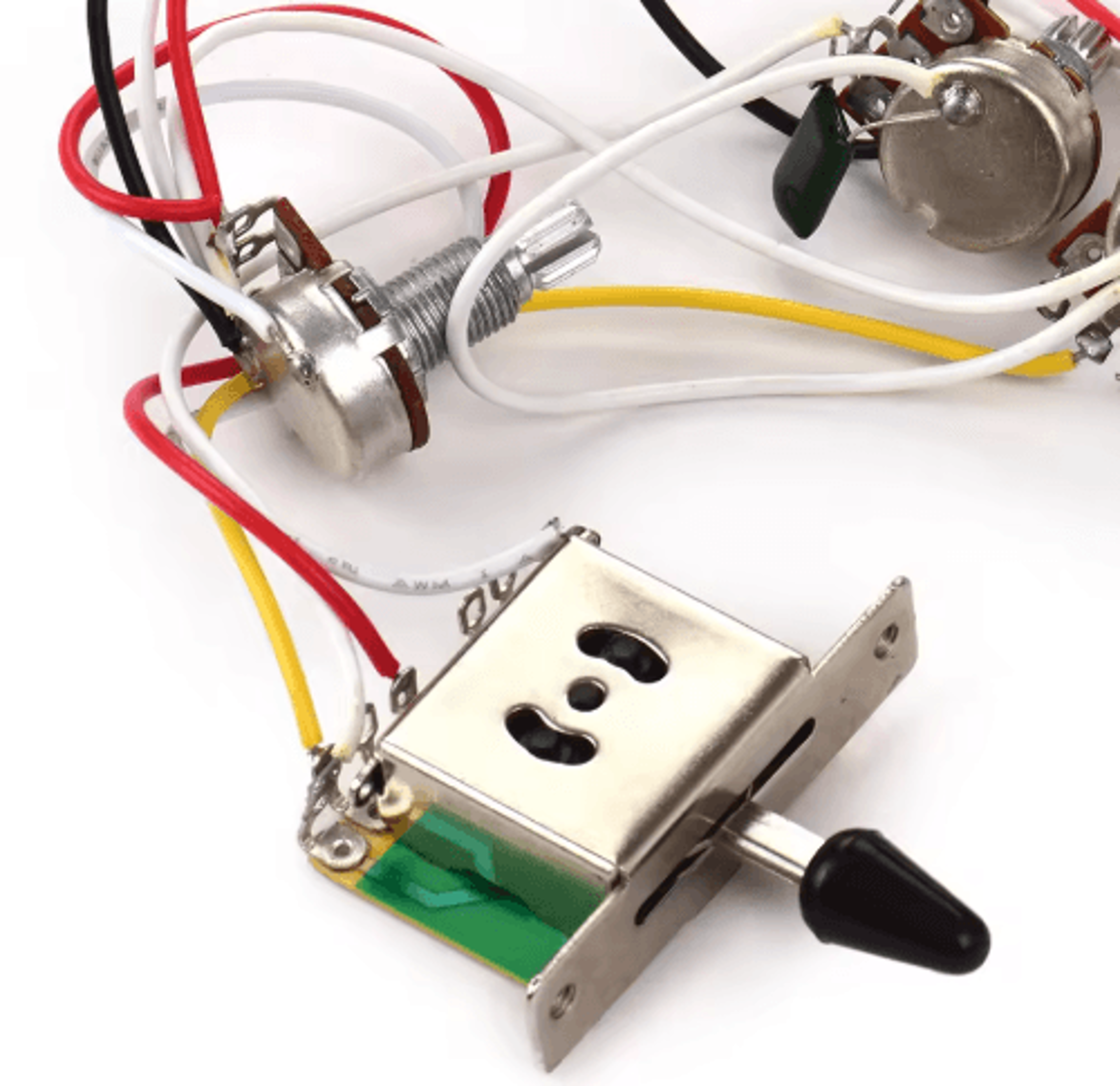 electric guitar wiring harness kit – 500k pots with 5-way switch for stratocaster