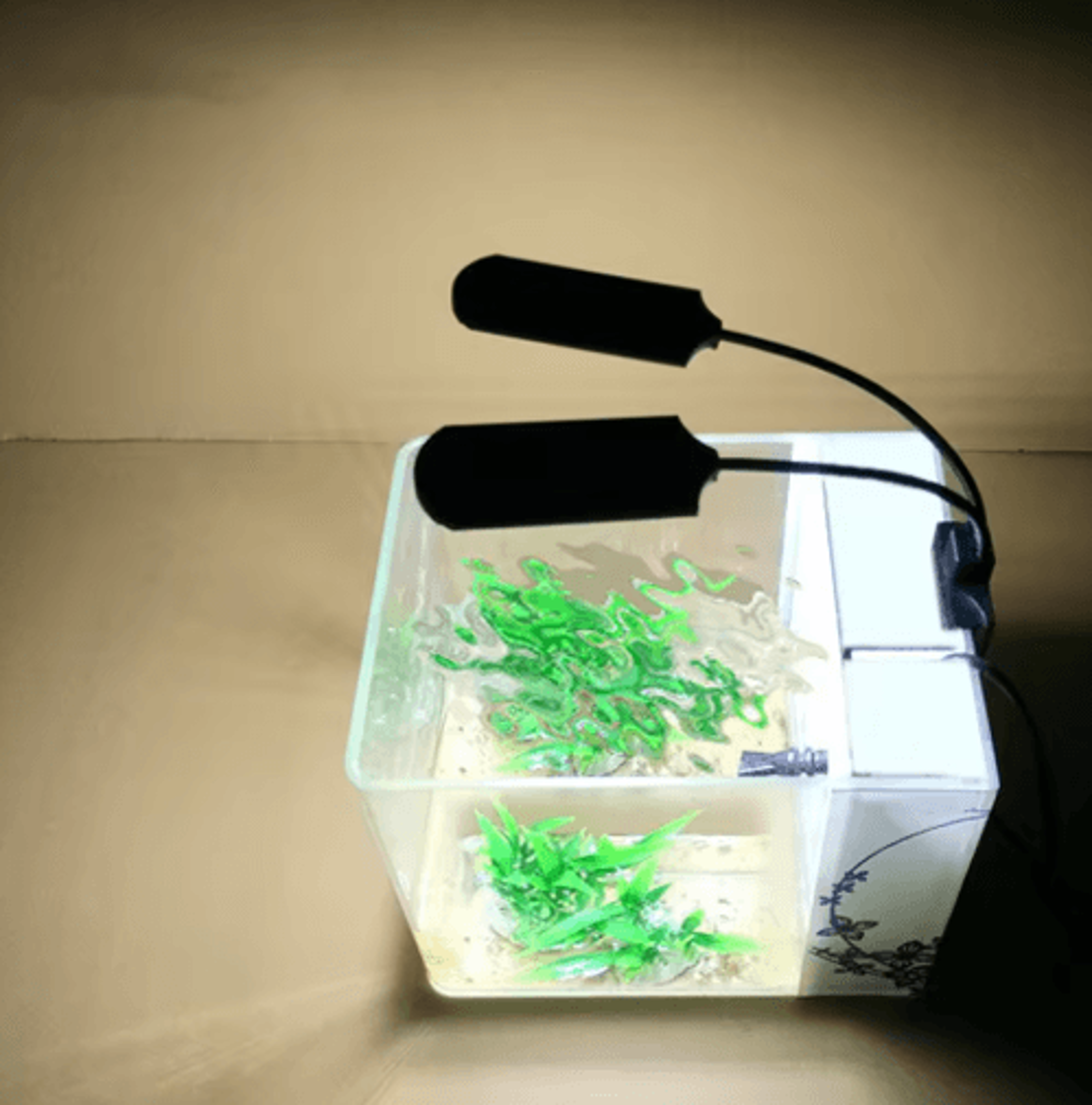 10w dual-head aquarium led light – 32 led flexible fish tank lamp