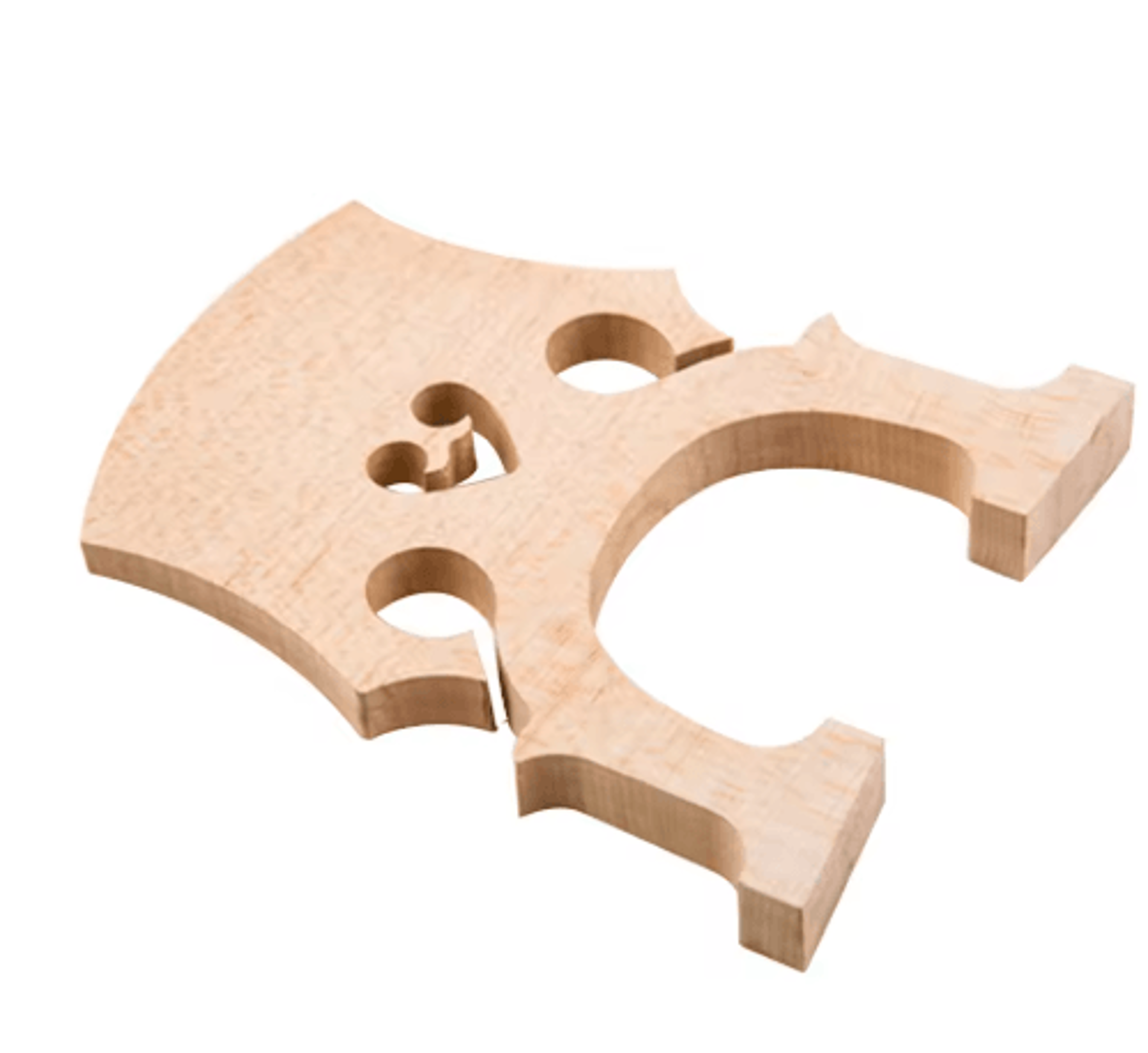 34 Maple Double Bass Bridge  Replacement Upright Bass Bridge 3