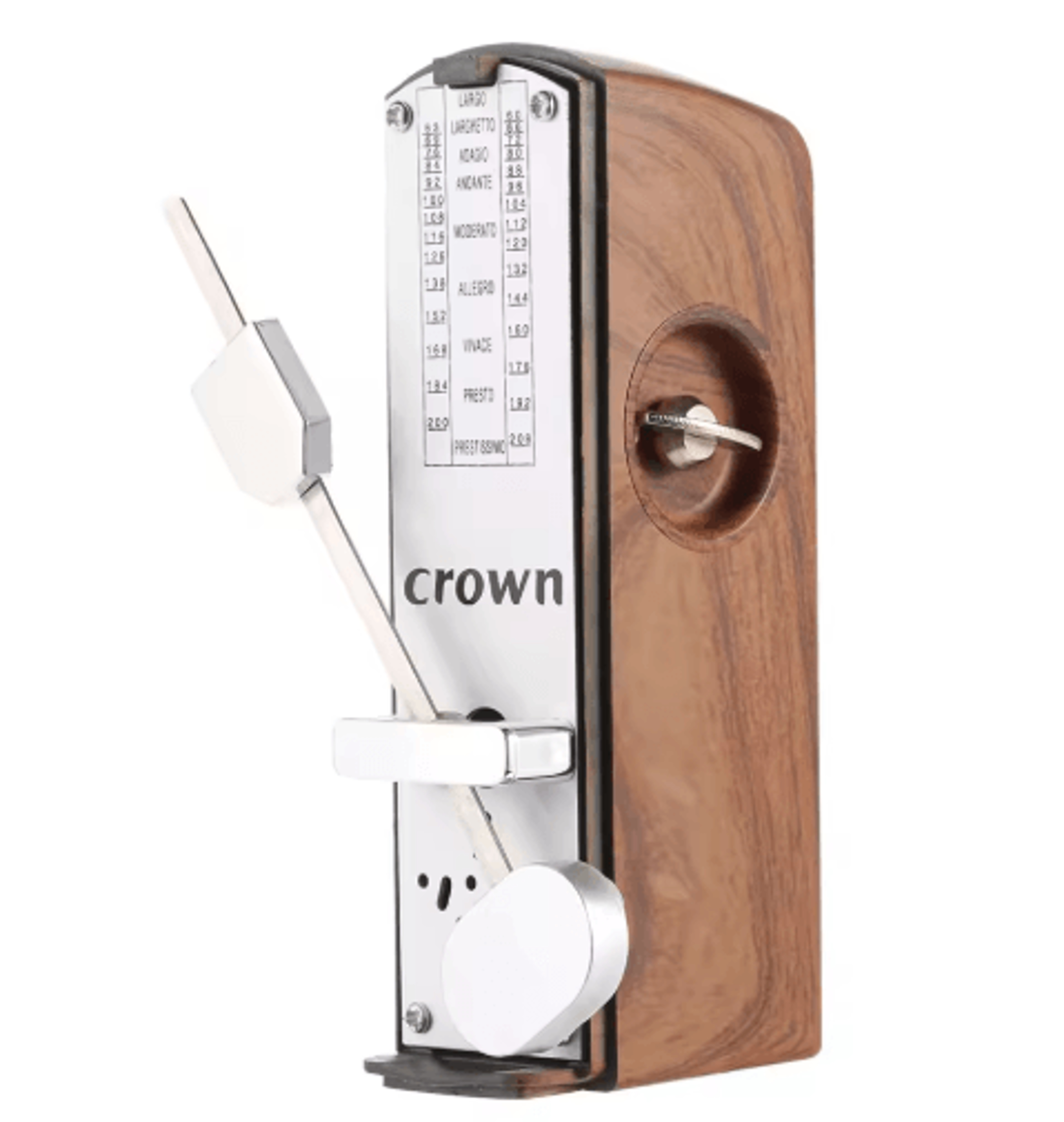 portable mini mechanical metronome – 11cm tempo timer for musical instruments