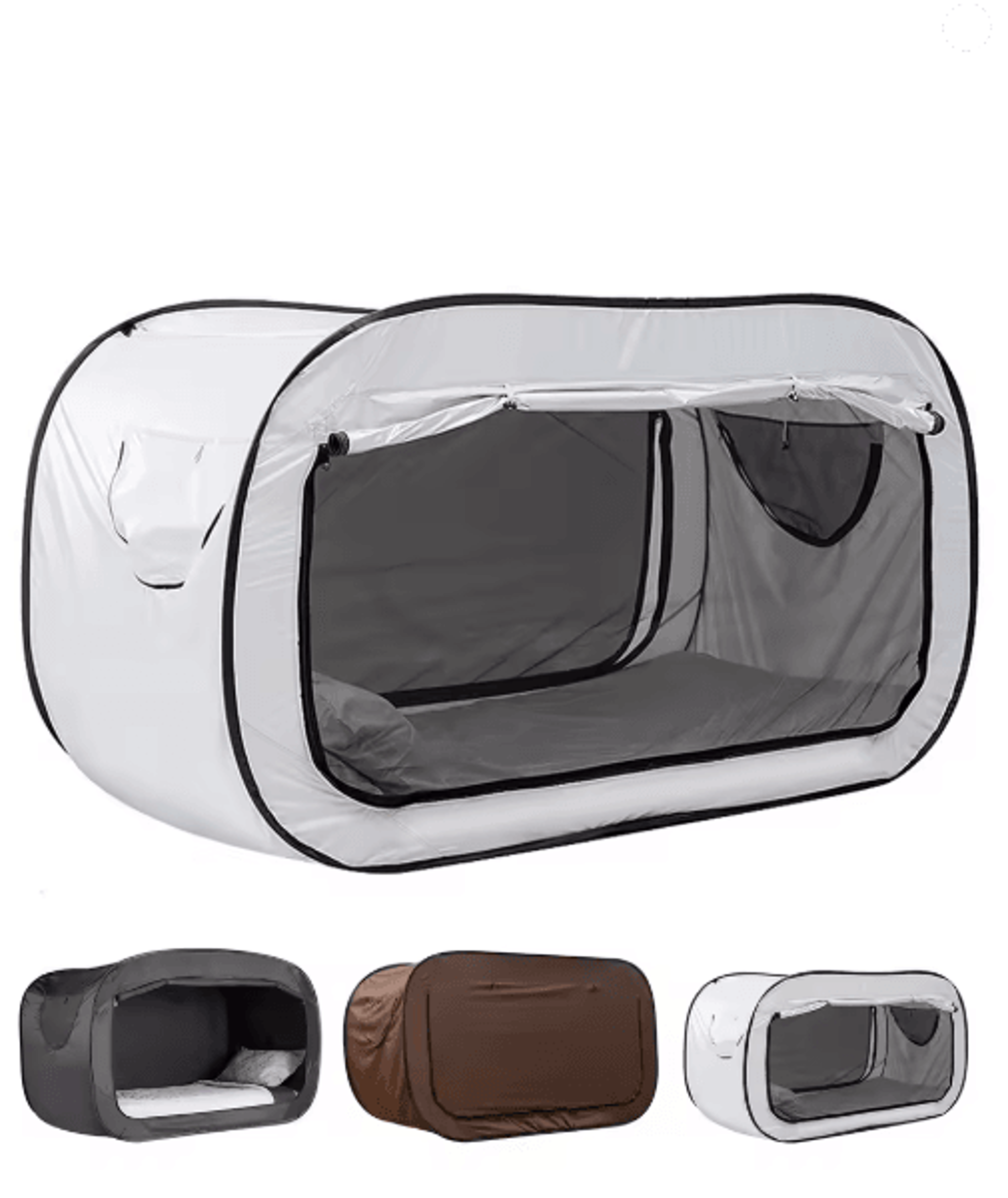 Portable Folding Privacy Bed Tent  Fully Enclosed Shading Tent For Kids  Adults 7