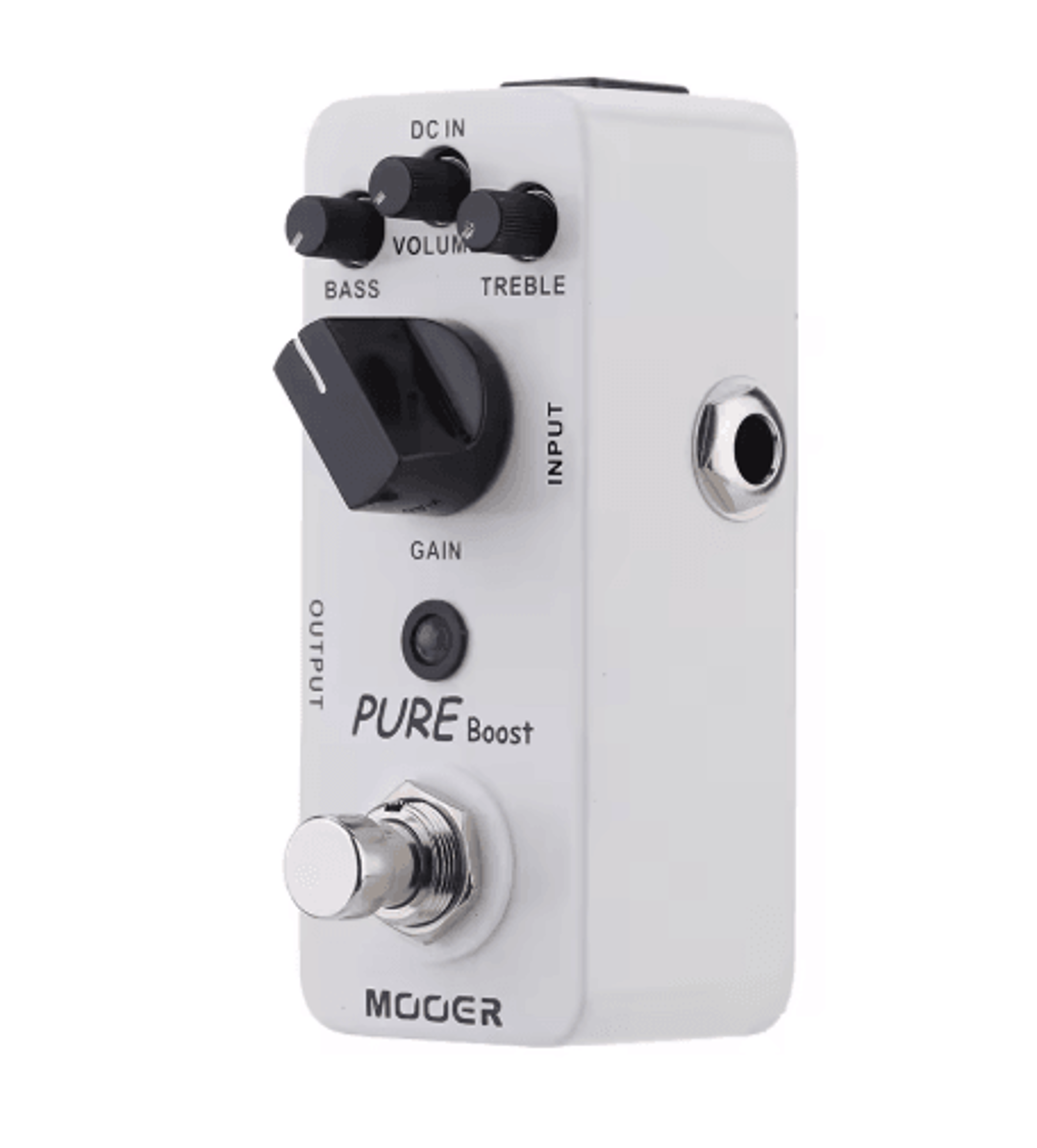 mooer pure boost mini guitar pedal – true bypass clean boost effect