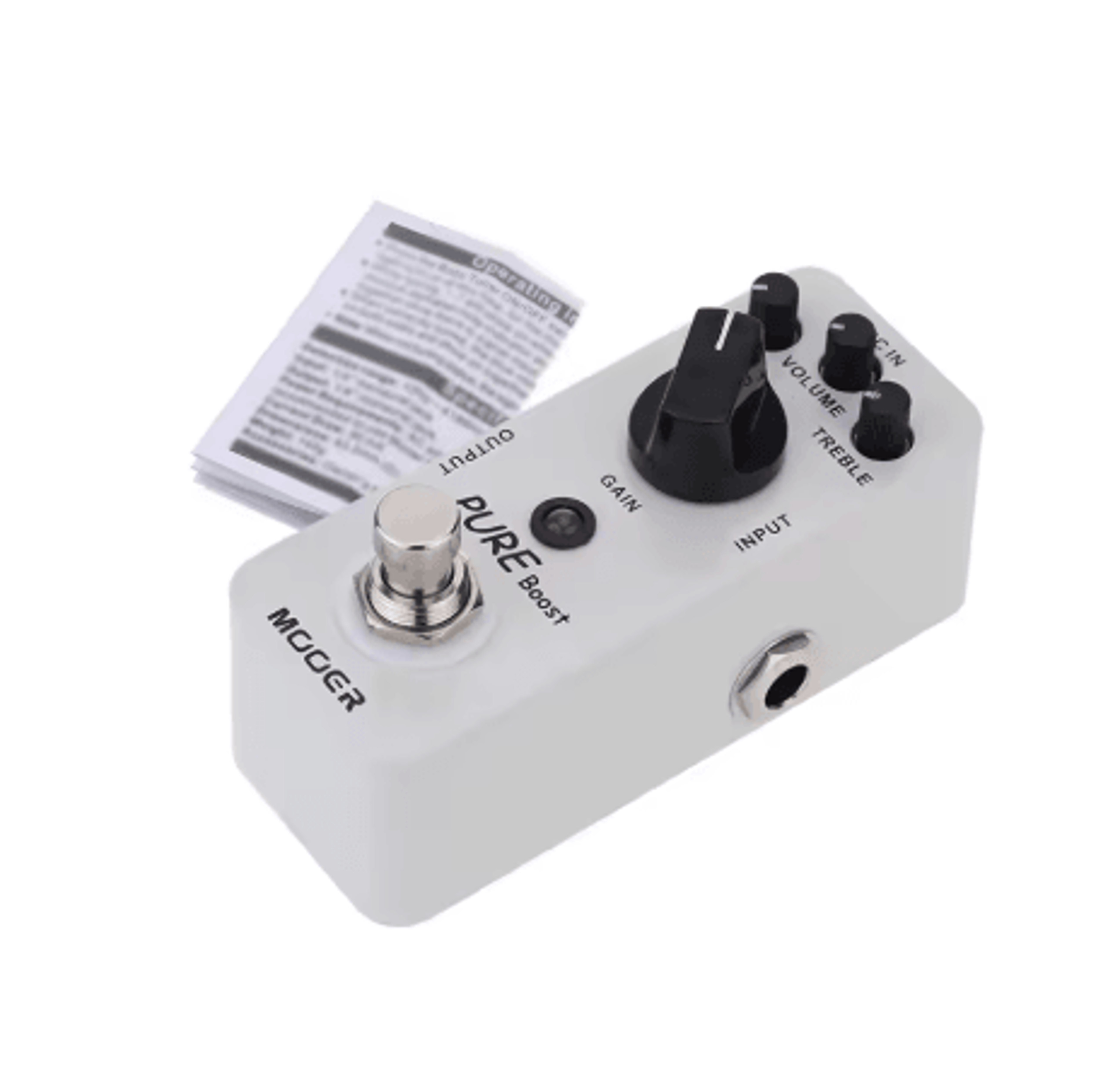 Mooer Pure Boost Mini Guitar Pedal  True Bypass Clean Boost Effect 5
