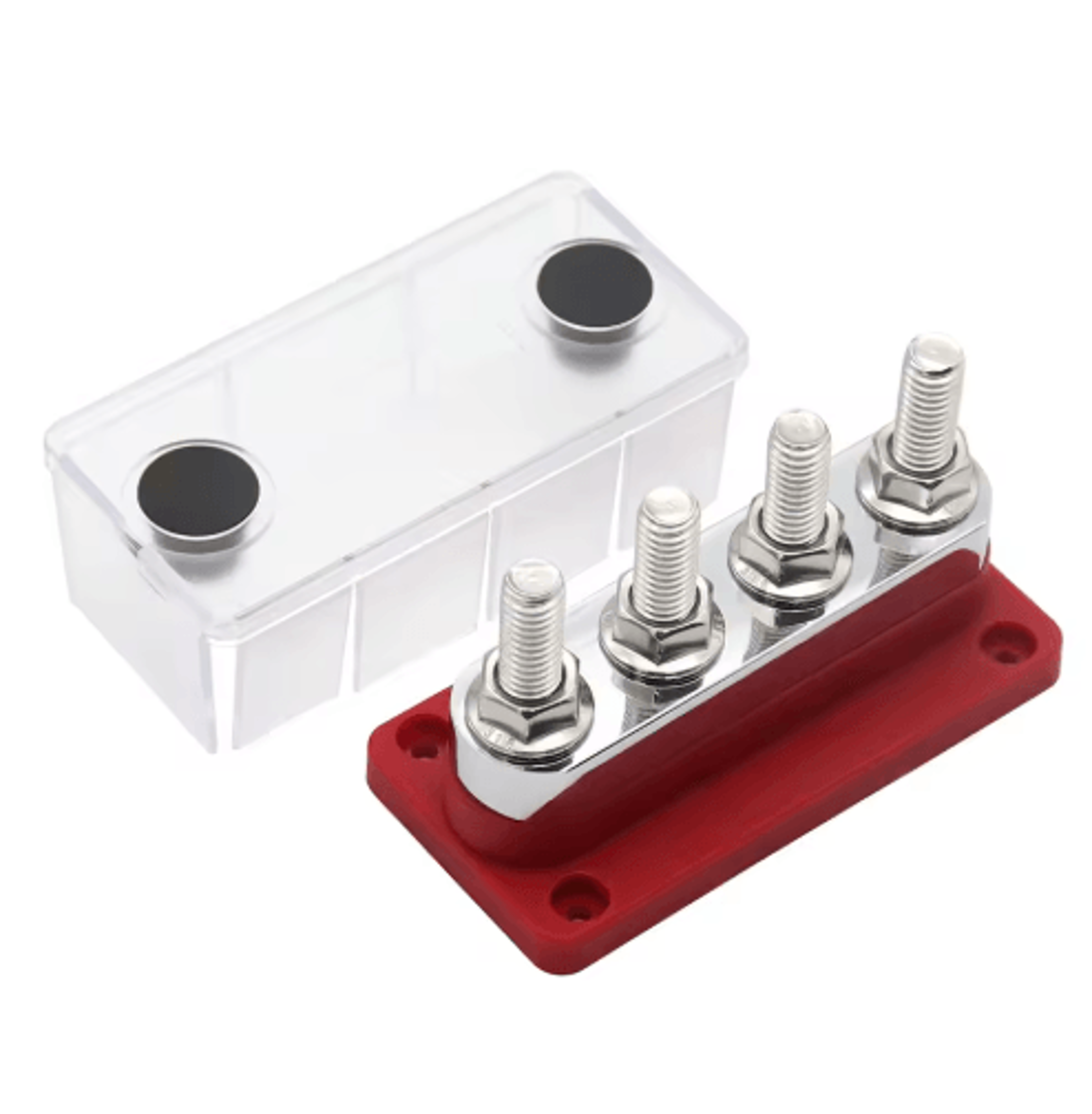 600A Power Distribution Bus Bar  48V DC Busbar Block With Four 38Inch Posts 5