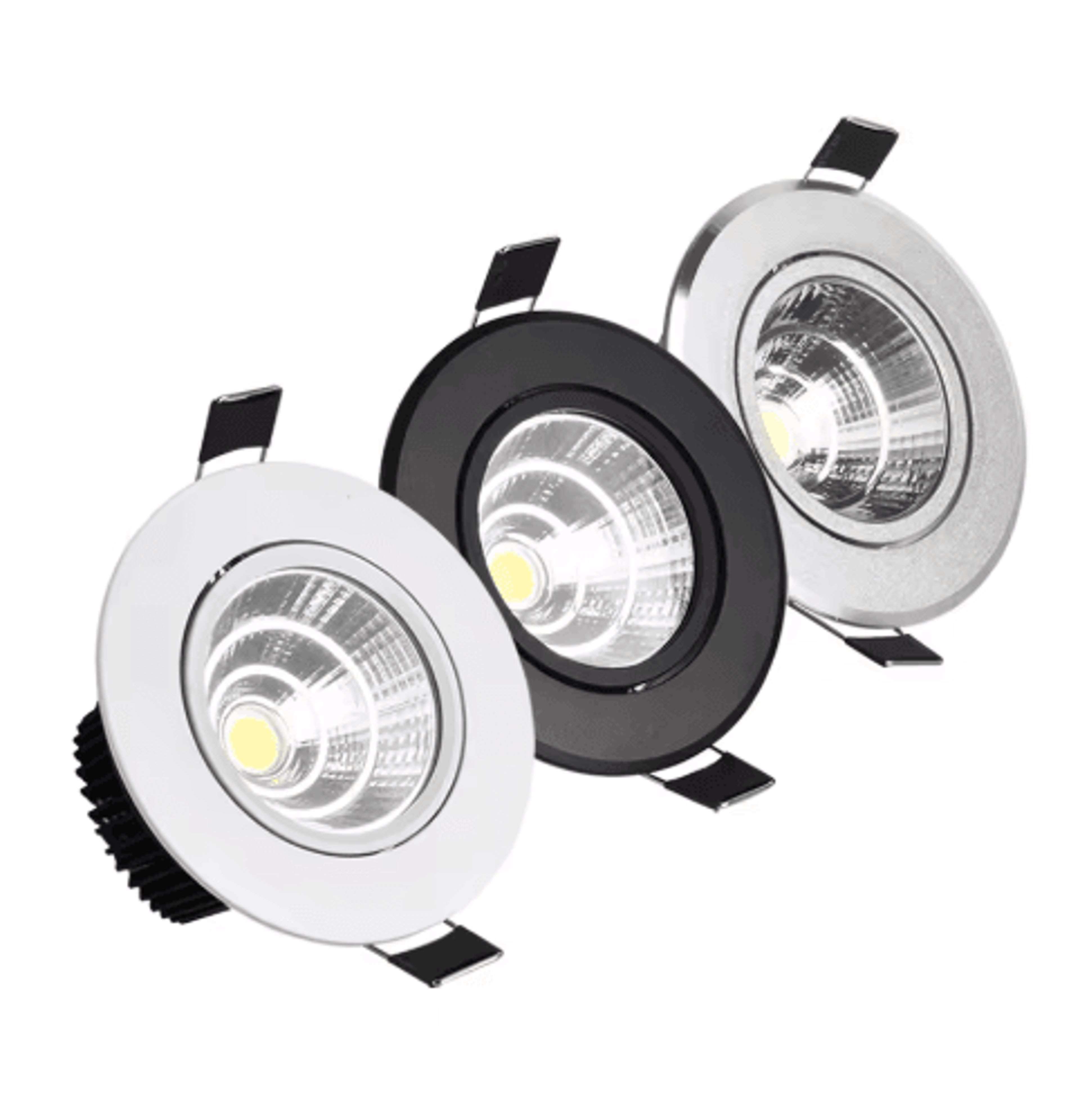 dimmable cob led downlight – recessed spotlight 3w 5w 7w 12w