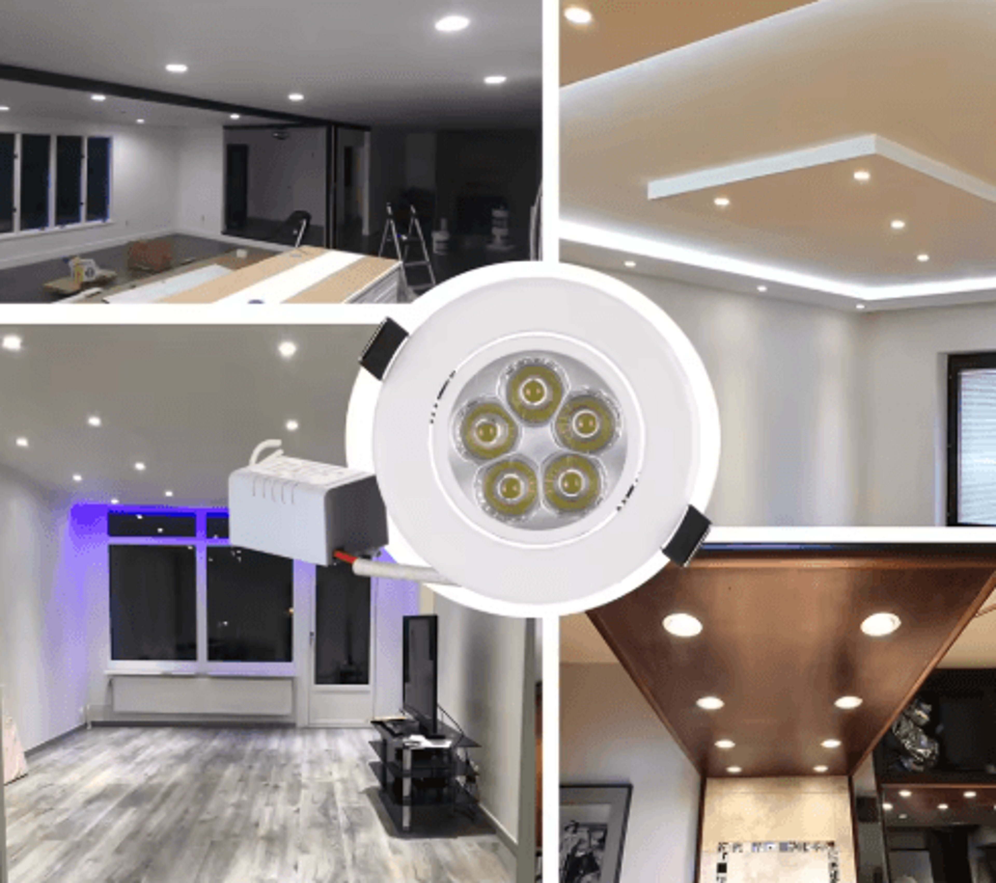 Recessed LED Ceiling Downlight  70mm 90mm Cutout Spotlight 1