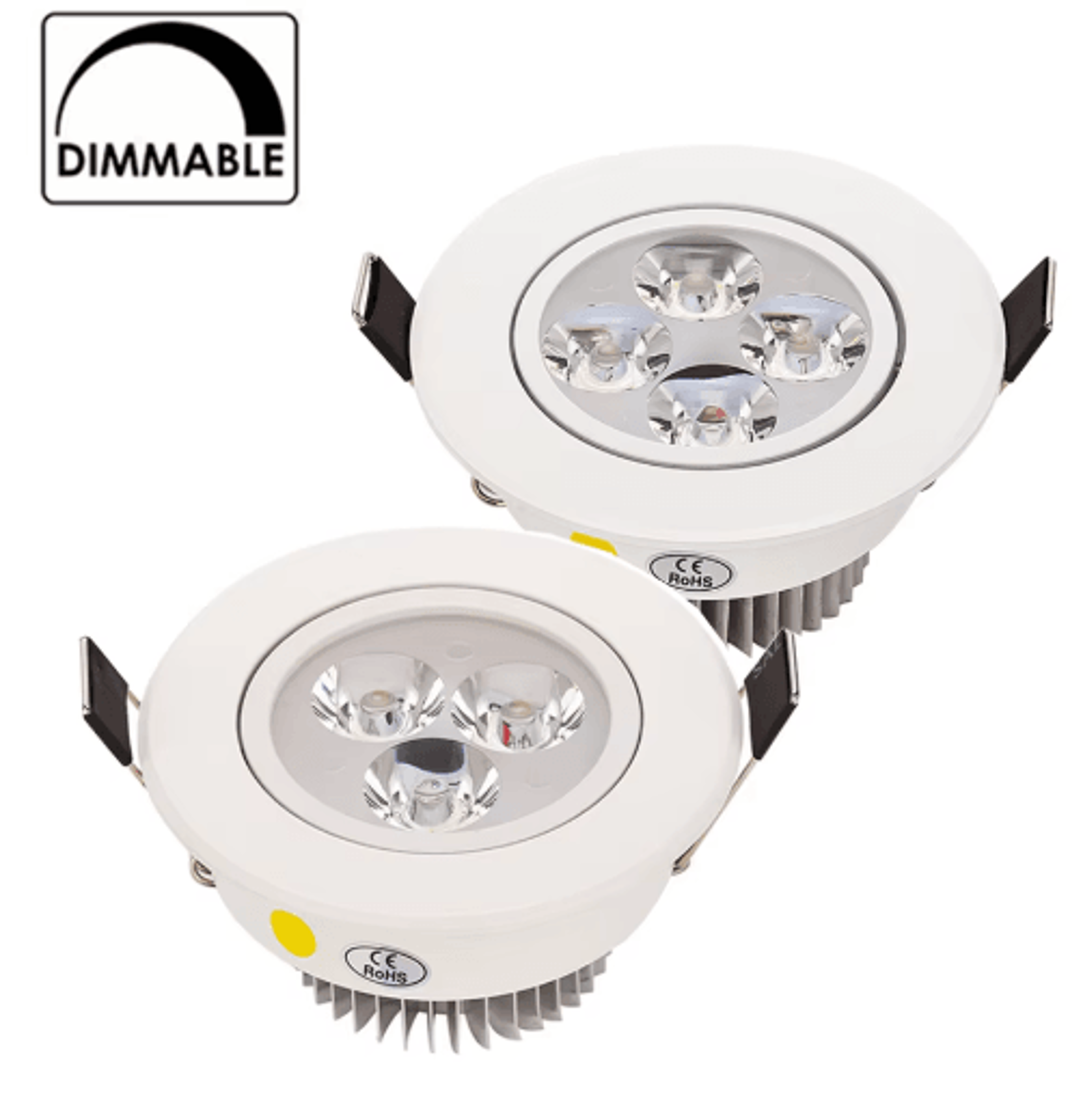 dimmable led recessed downlight – 9w 12w 15w ceiling spotlight