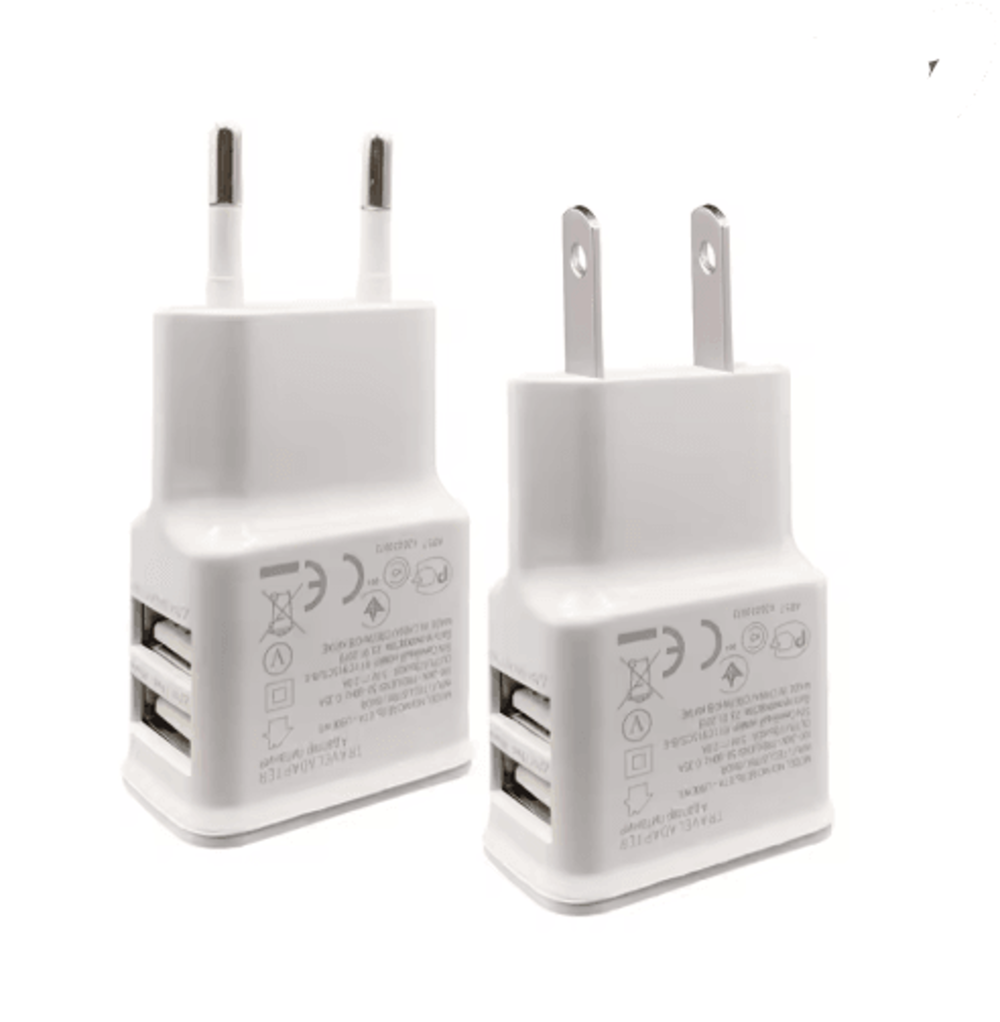 2-pack 5v 2a usb power supply adapter – 10w led strip light charger