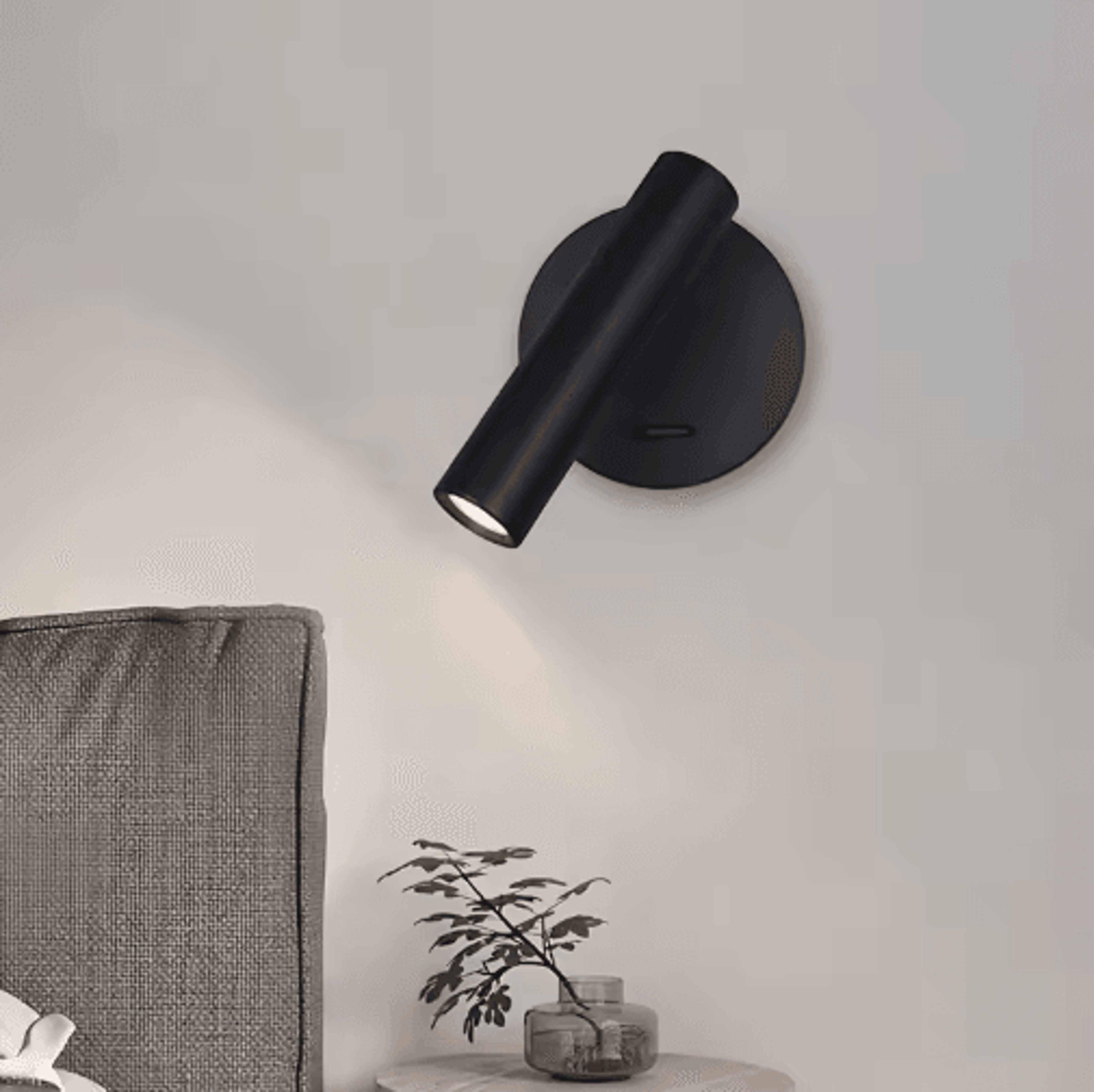 Modern Rotatable Bedside Wall Lamp  Minimalist LED Reading Spotlight 8