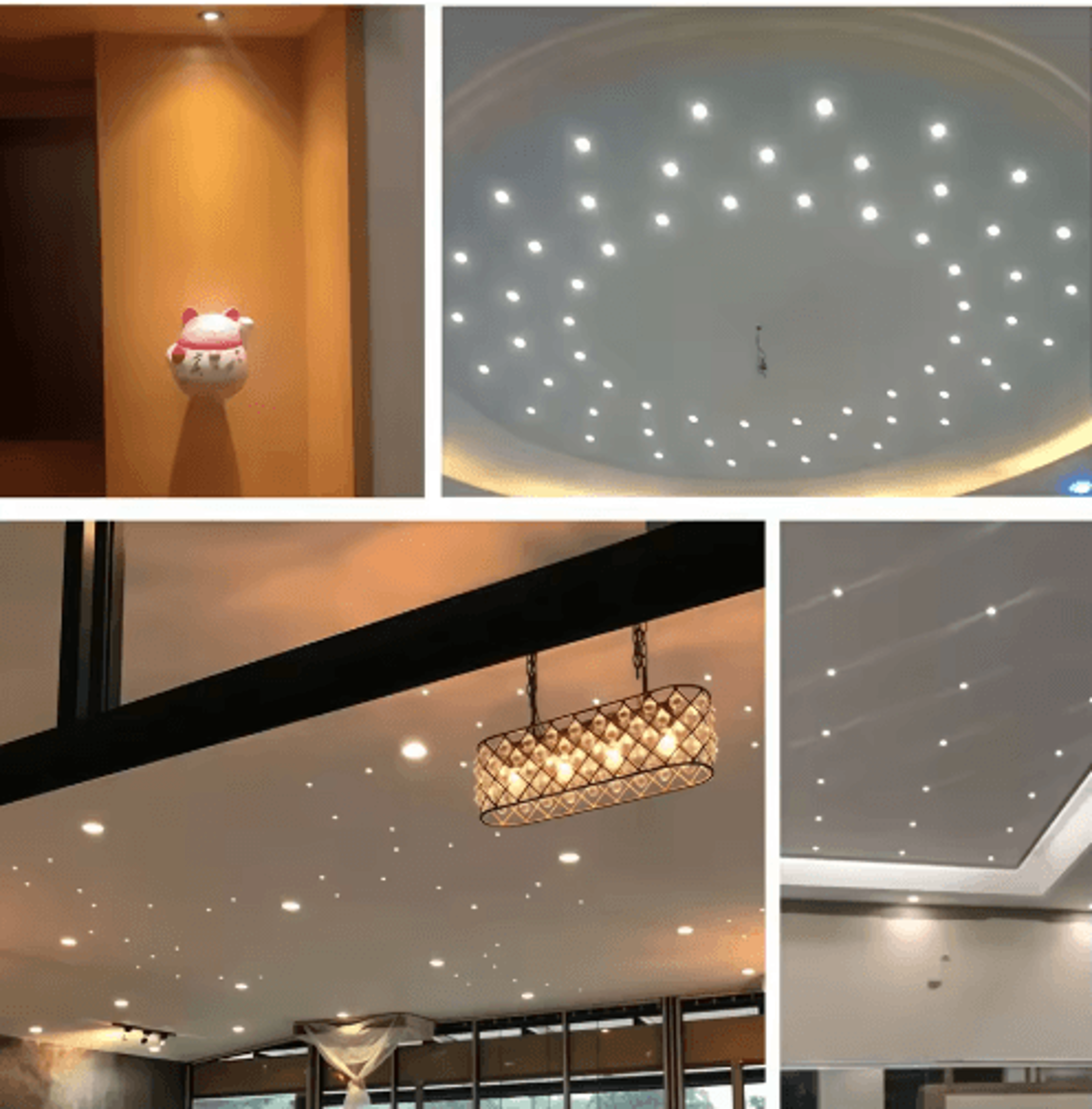 1W Mini LED Recessed Spotlight  20mm Dimmable Aluminum Downlight 5