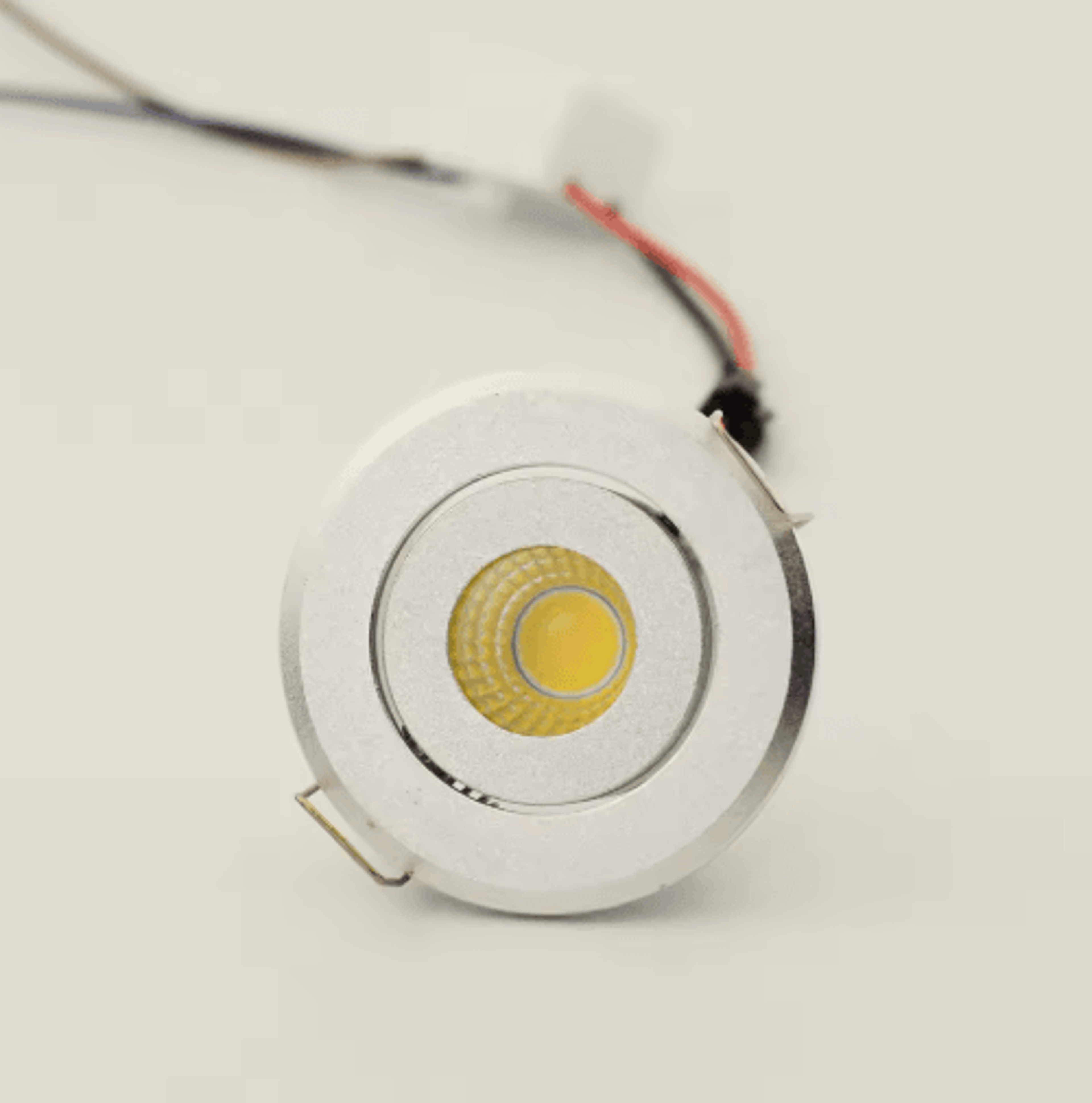10-pack mini led recessed downlights – 1w 3w silver aluminum spotlights