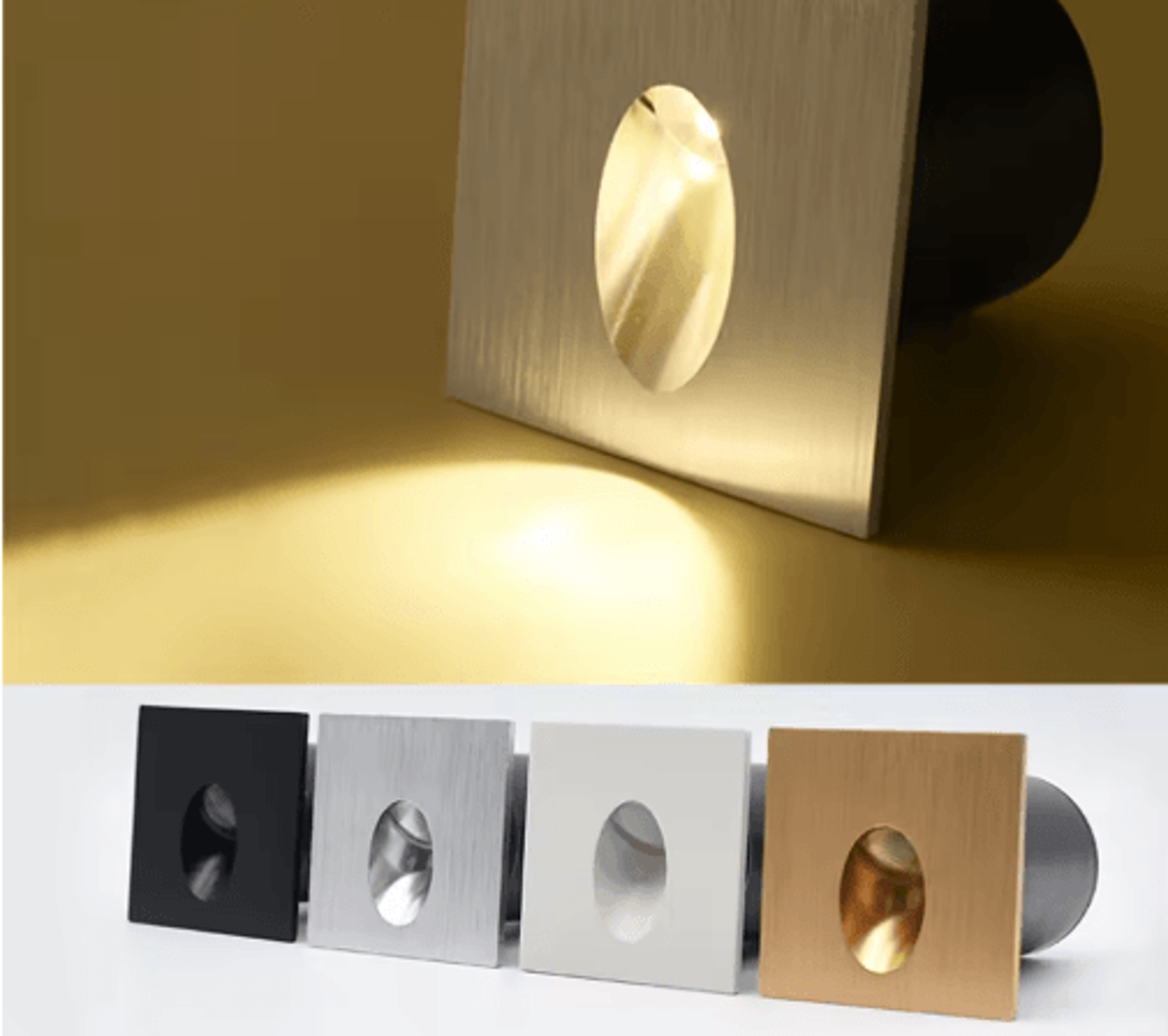 recessed led stair step light – aluminum wall sconce with mounting box