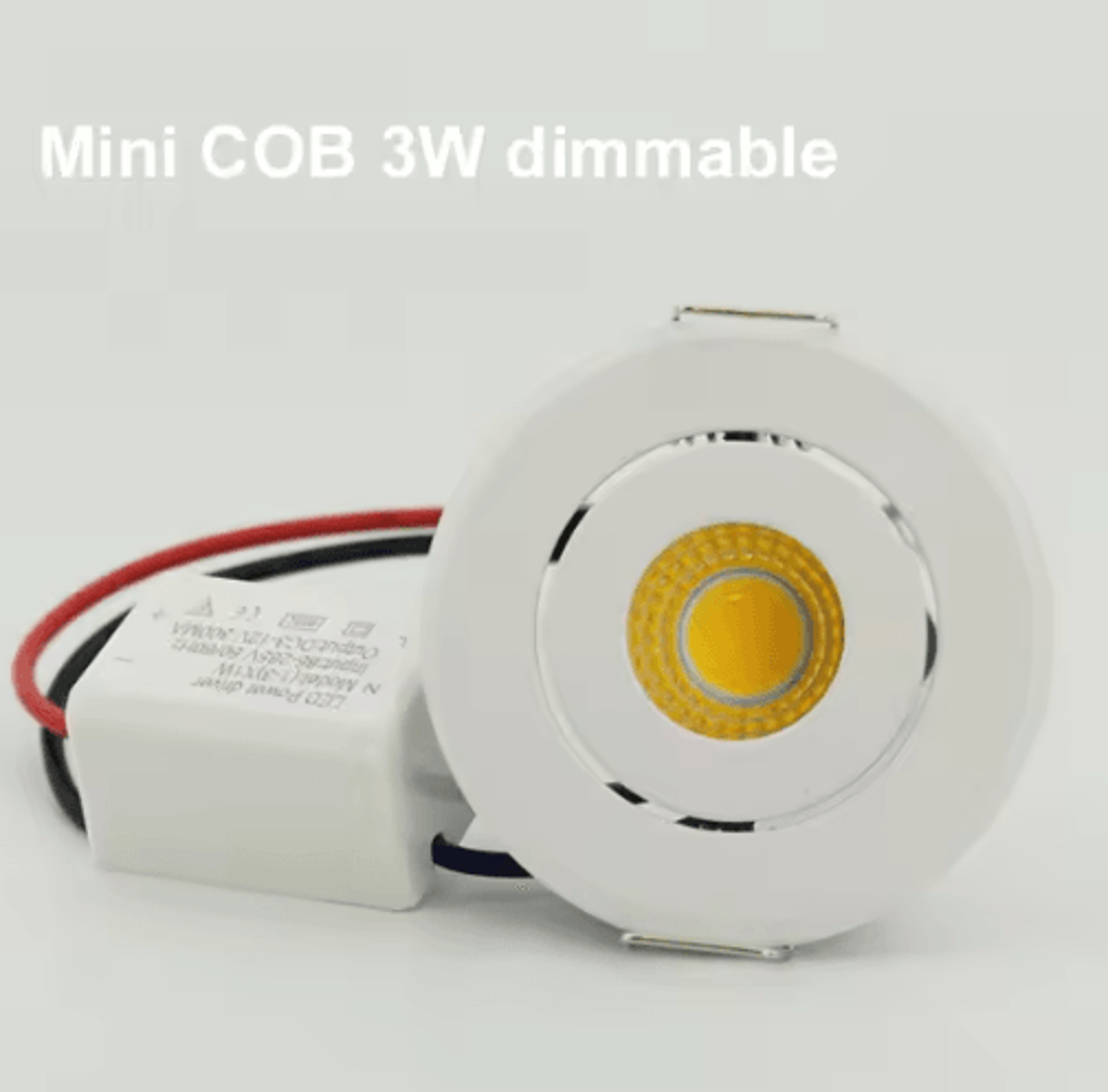 10PCS Mini LED Recessed Downlights  1W3W Aluminum Ceiling Spotlights 7