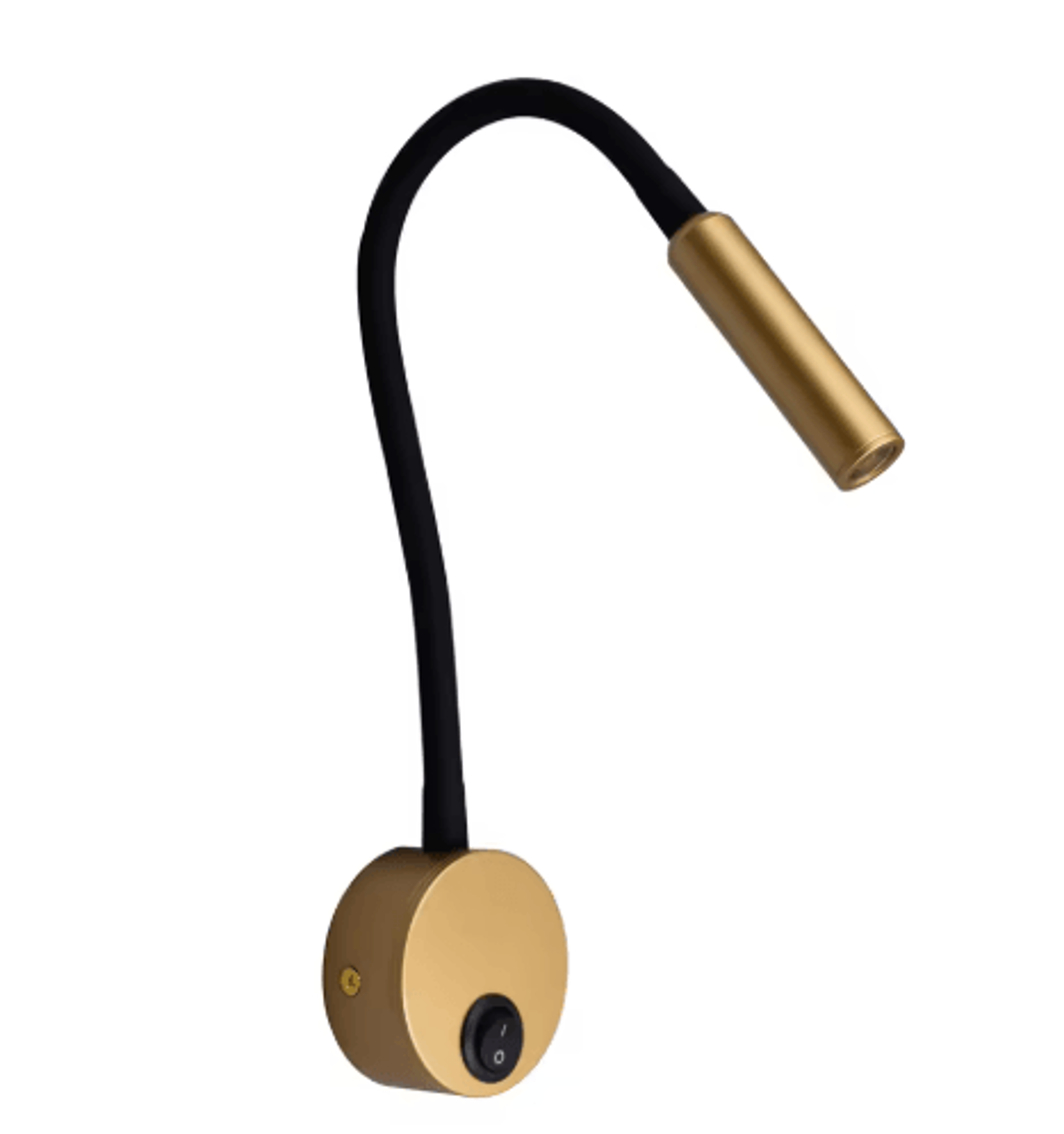 Modern Wall Reading Lamp  SpaceSaving Bedside Light In Sand Gold Or Grey 2