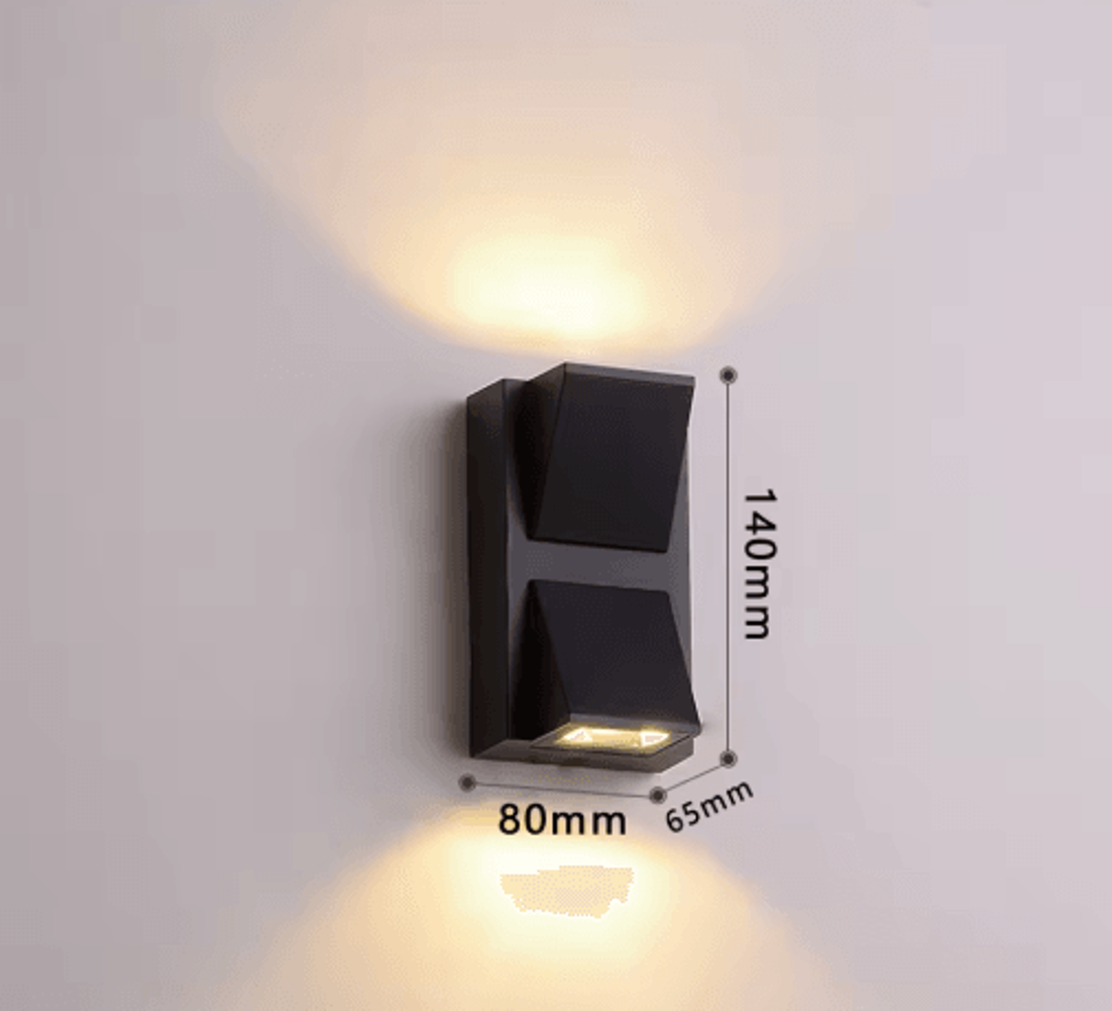 IP65 Waterproof Outdoor LED Wall Lamp  Modern Up Down Garden Light 2