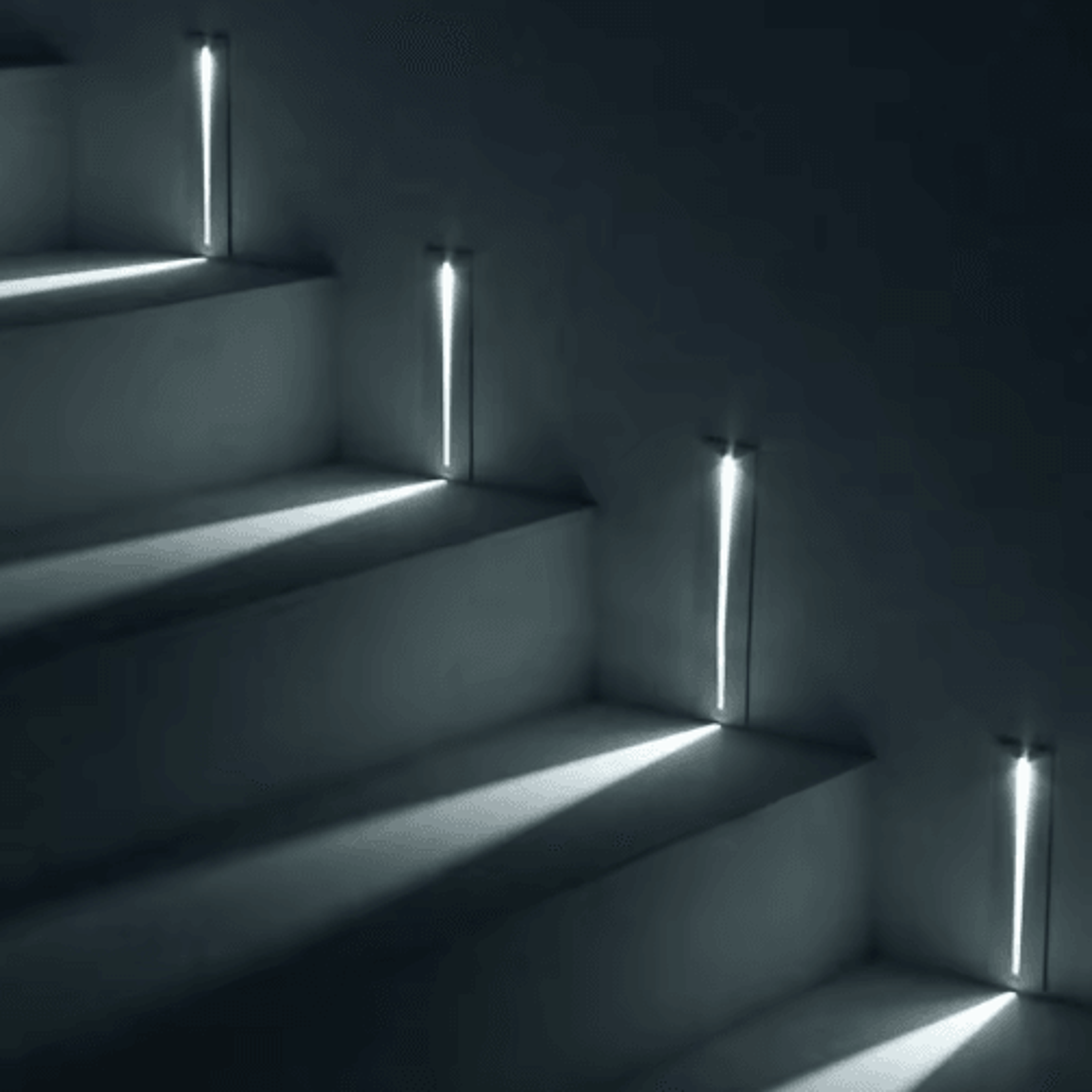 3W Smart LED Motion Sensor Stair Light  Recessed Wall Night Lamp 17