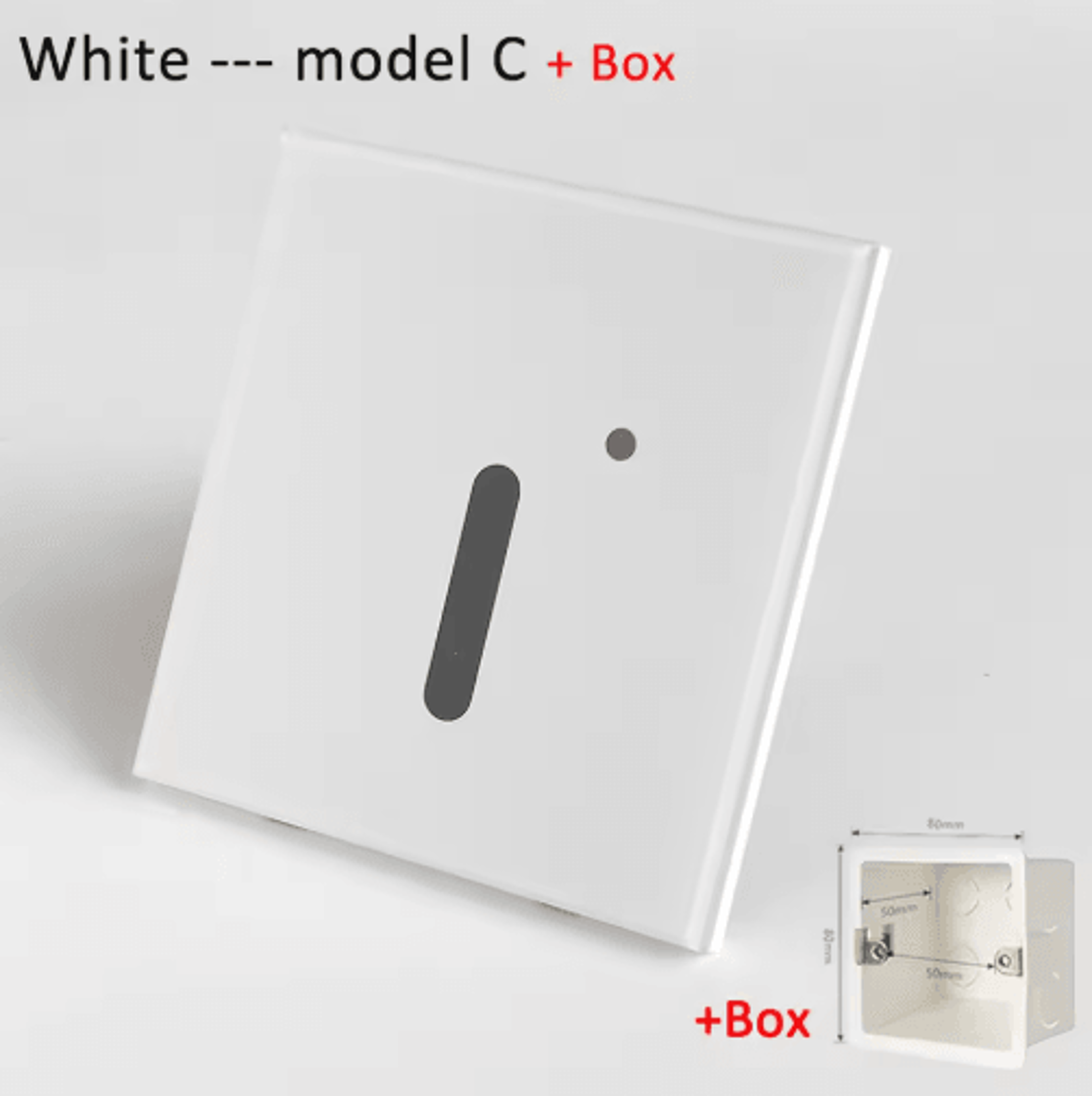LED Radar Motion Sensor Stair Light  Recessed White Wall Night Lamp 9