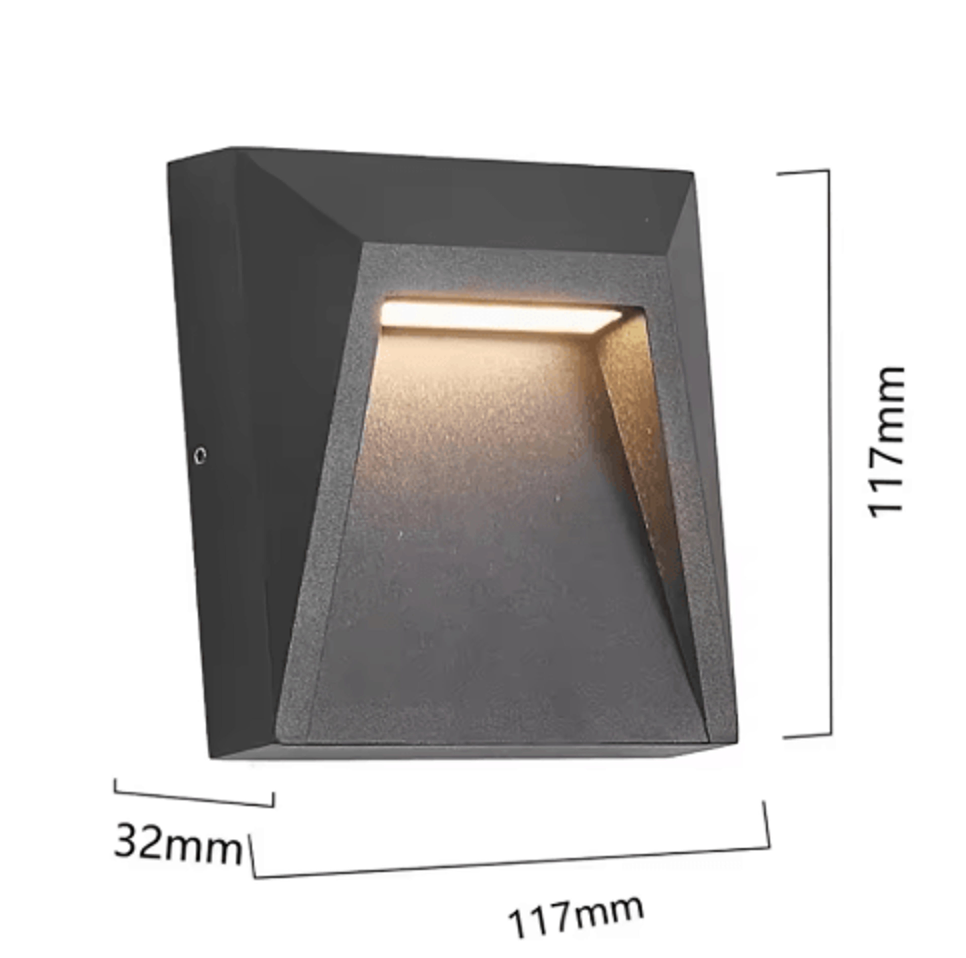 Waterproof Outdoor LED Wall Light  Surface Mounted Step Lamp For Garage And Entrance 9