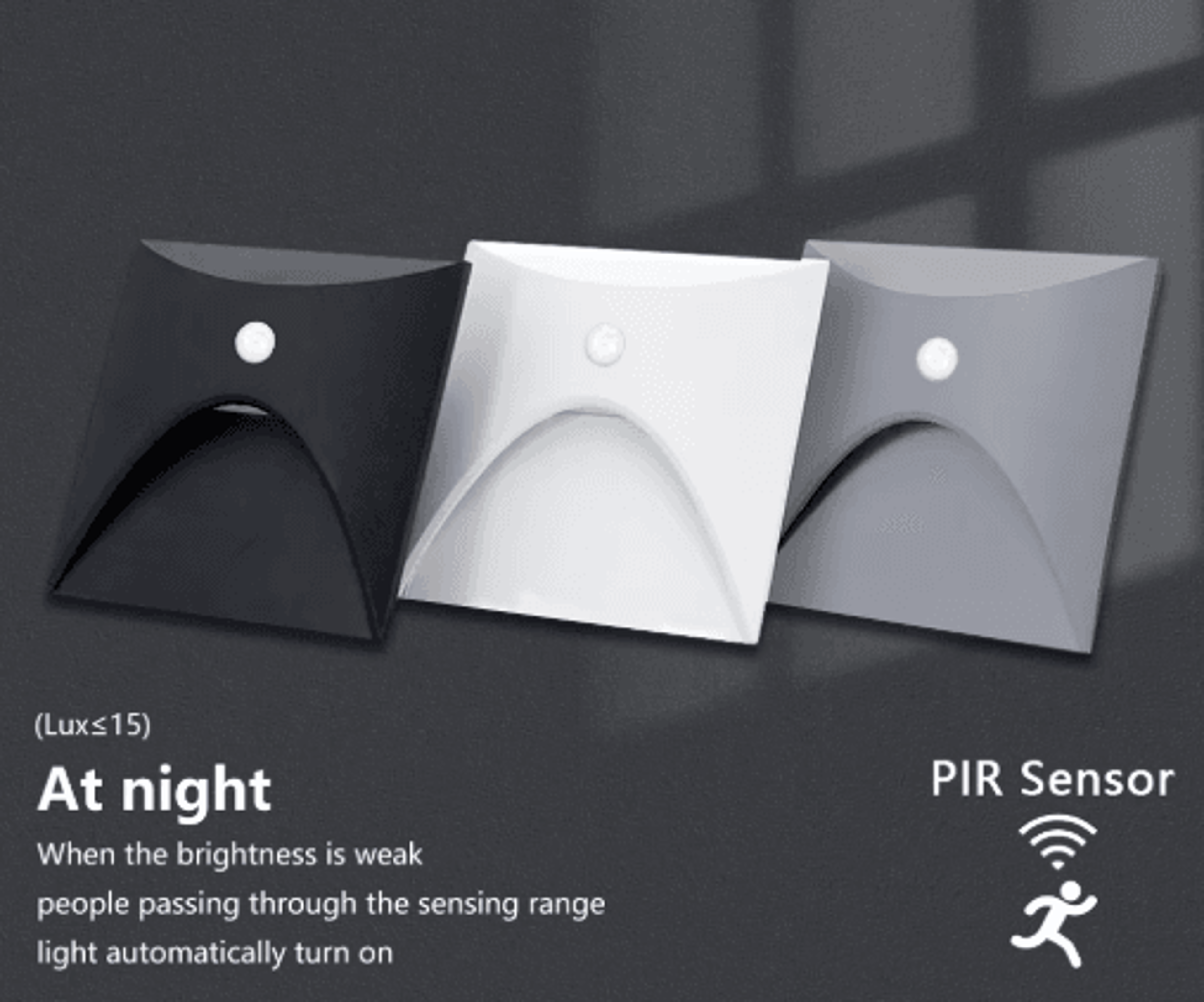 ip65 waterproof led motion sensor stair light – outdoor wall lamp