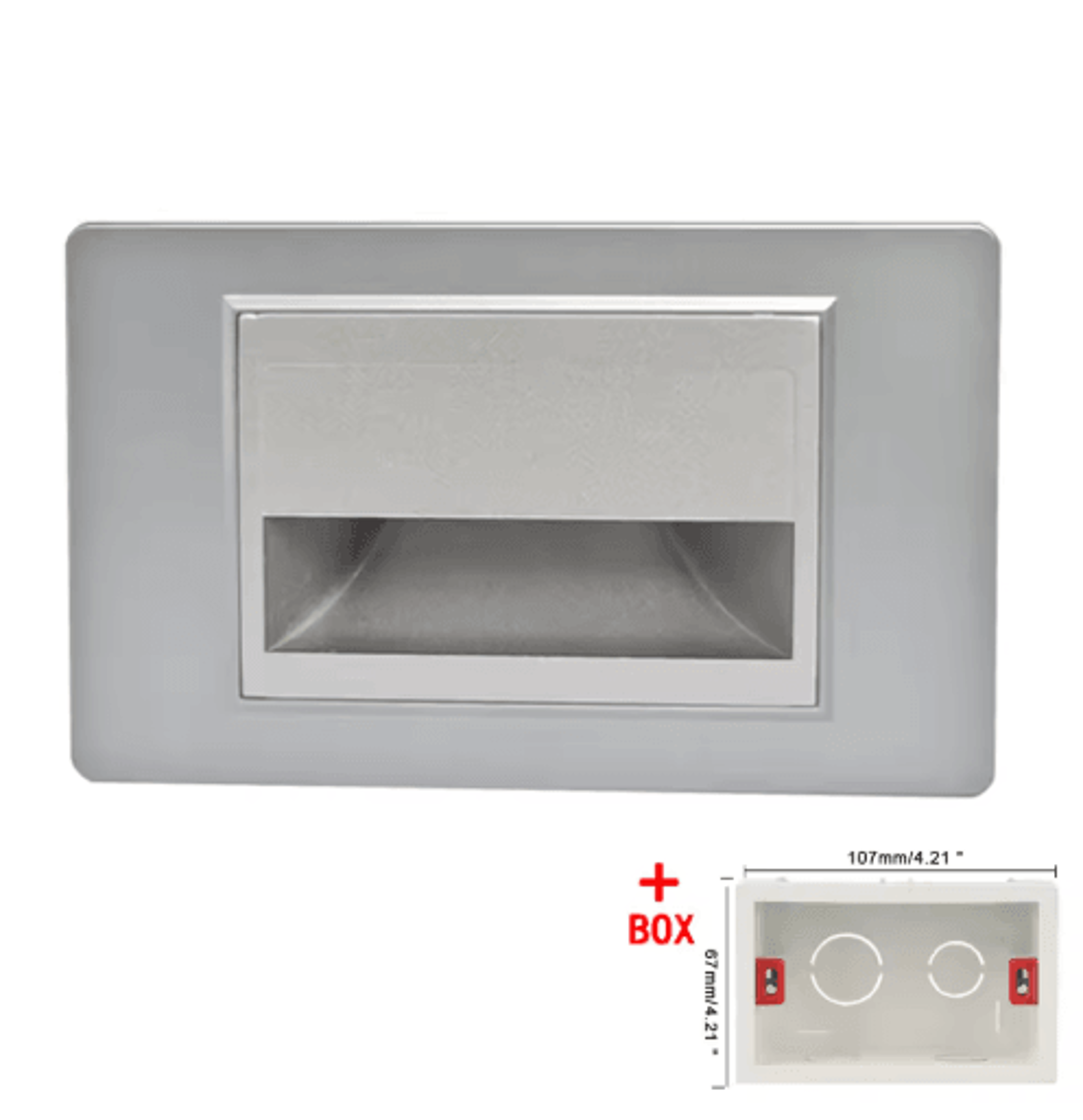 PIR Motion Sensor LED Step Light  Recessed Wall Night Lamp For USEU 503 Box 2