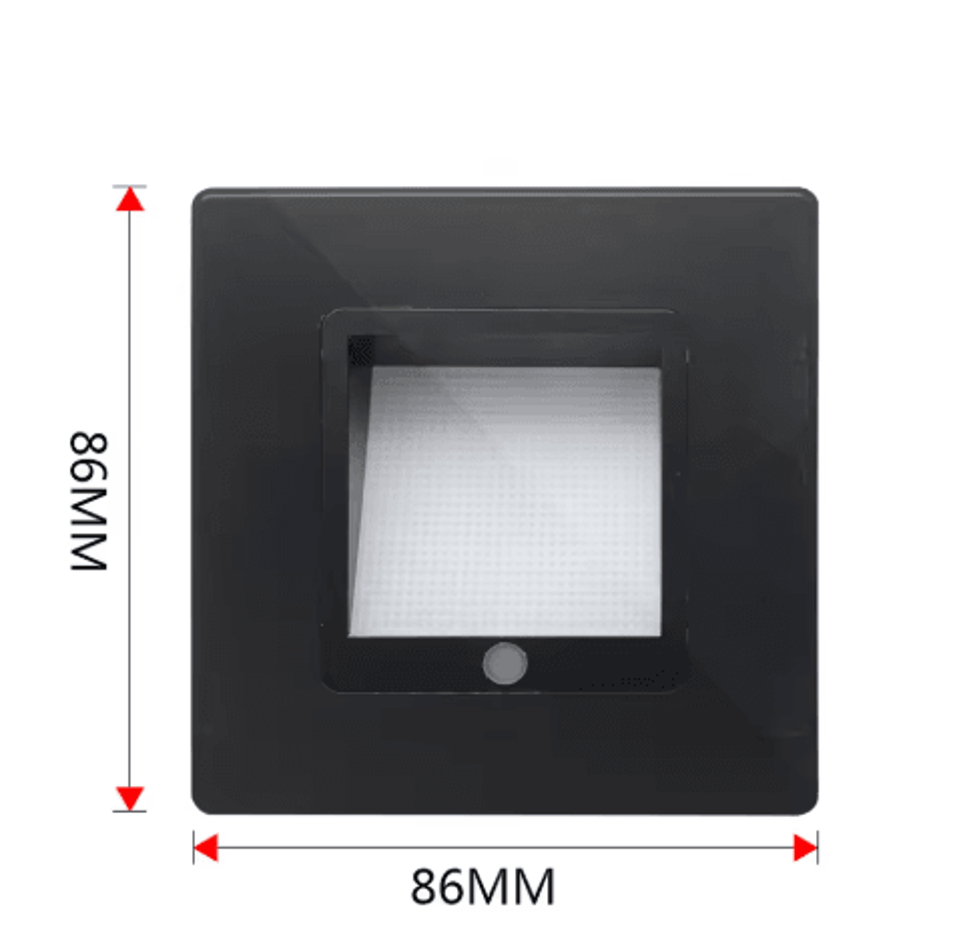 LED Radar Motion Sensor Stair Light  Recessed Wall Night Lamp For Bedroom 4
