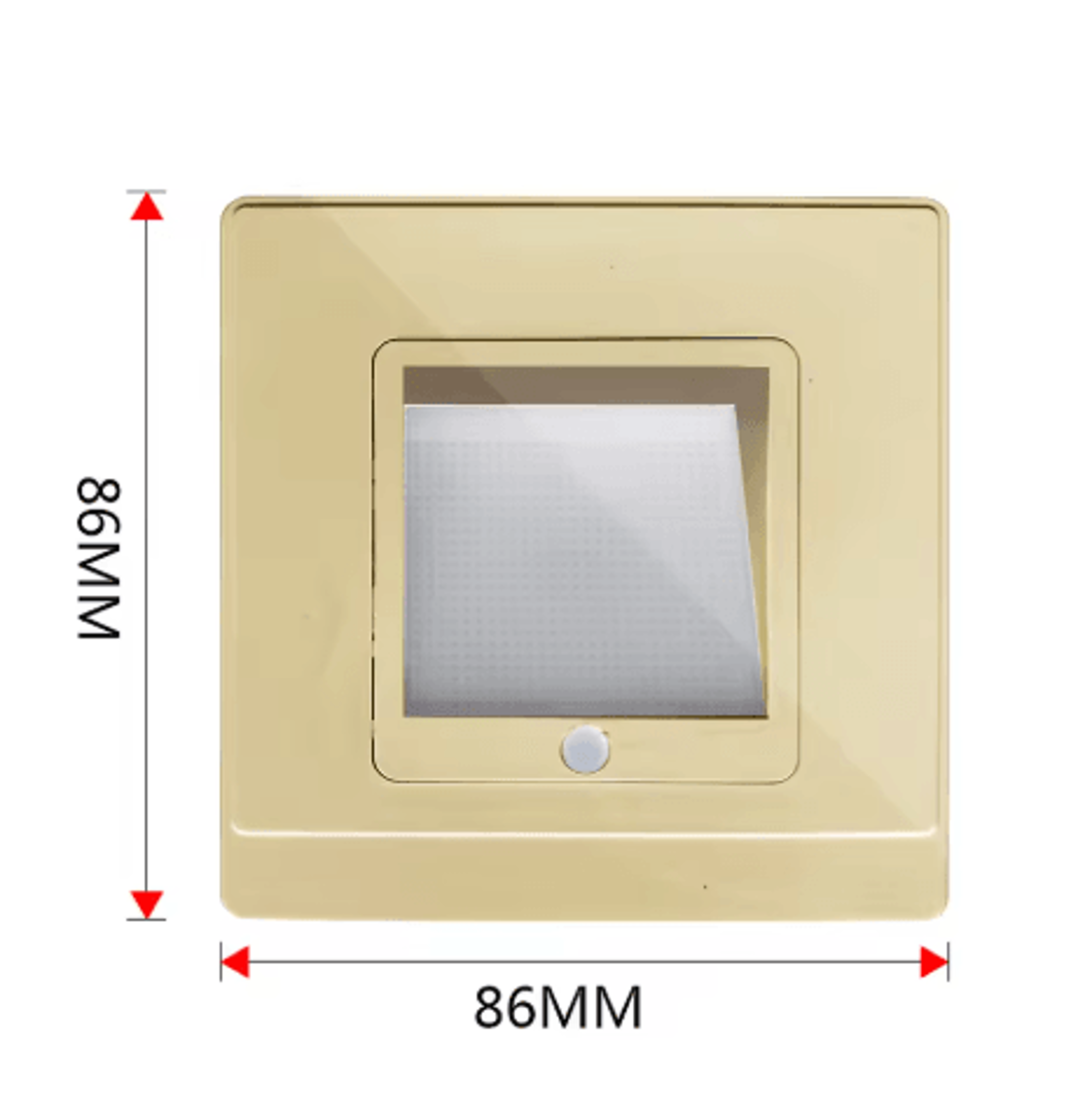 LED Radar Motion Sensor Stair Light  Recessed Wall Night Lamp For Bedroom 1