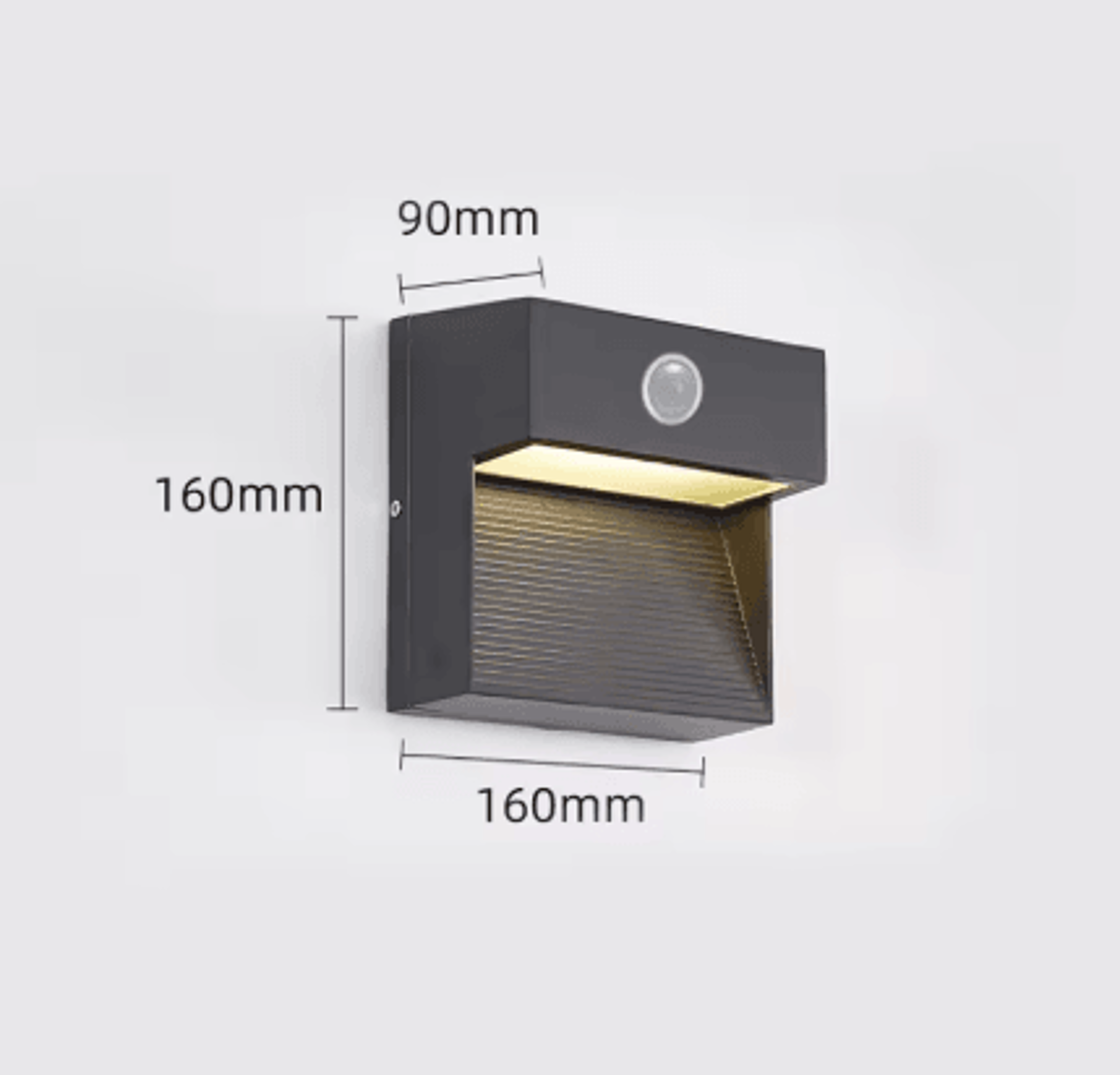 Waterproof Outdoor LED Motion Sensor Wall Light  Garden And Porch Sconce 6