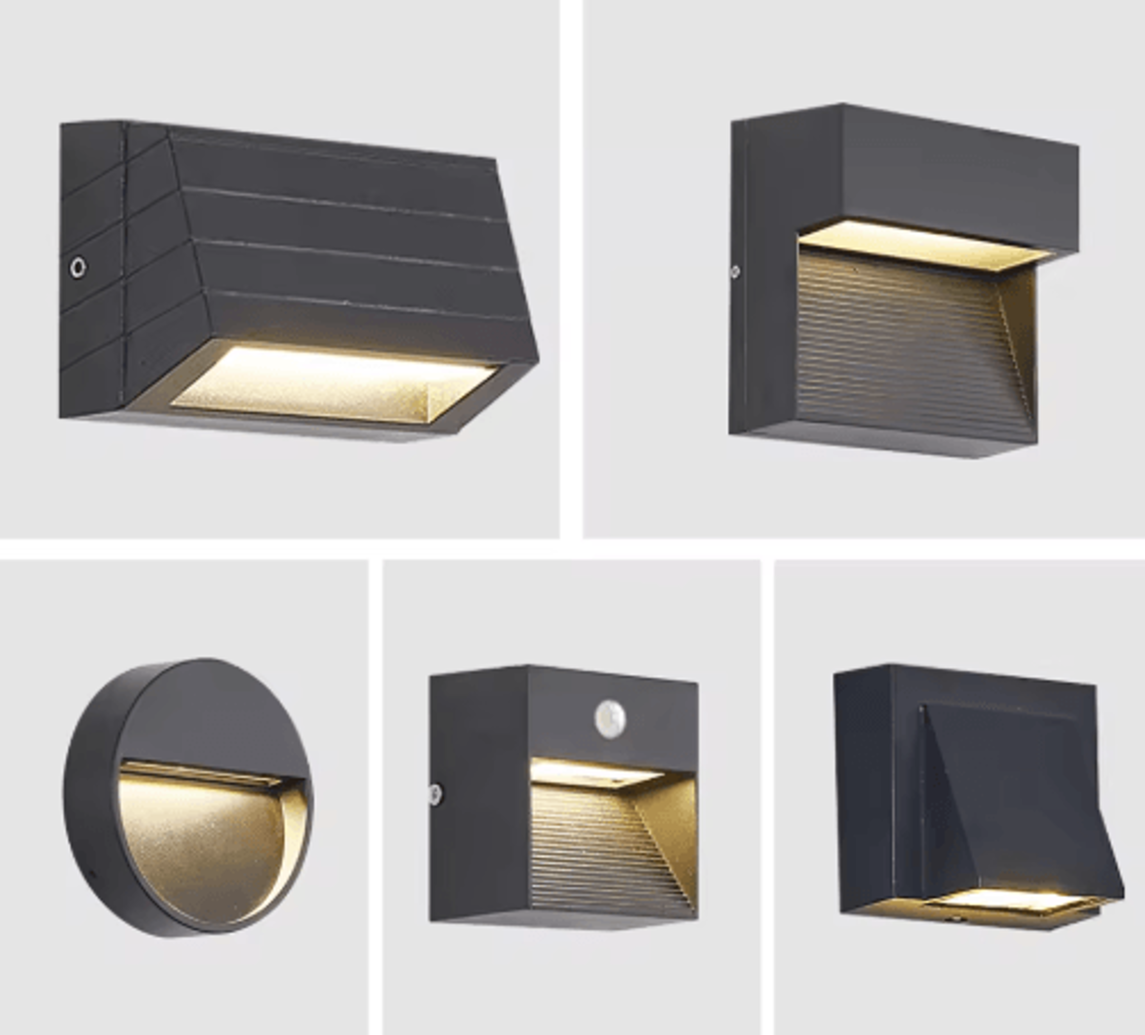 waterproof outdoor led motion sensor wall light – garden and porch sconce