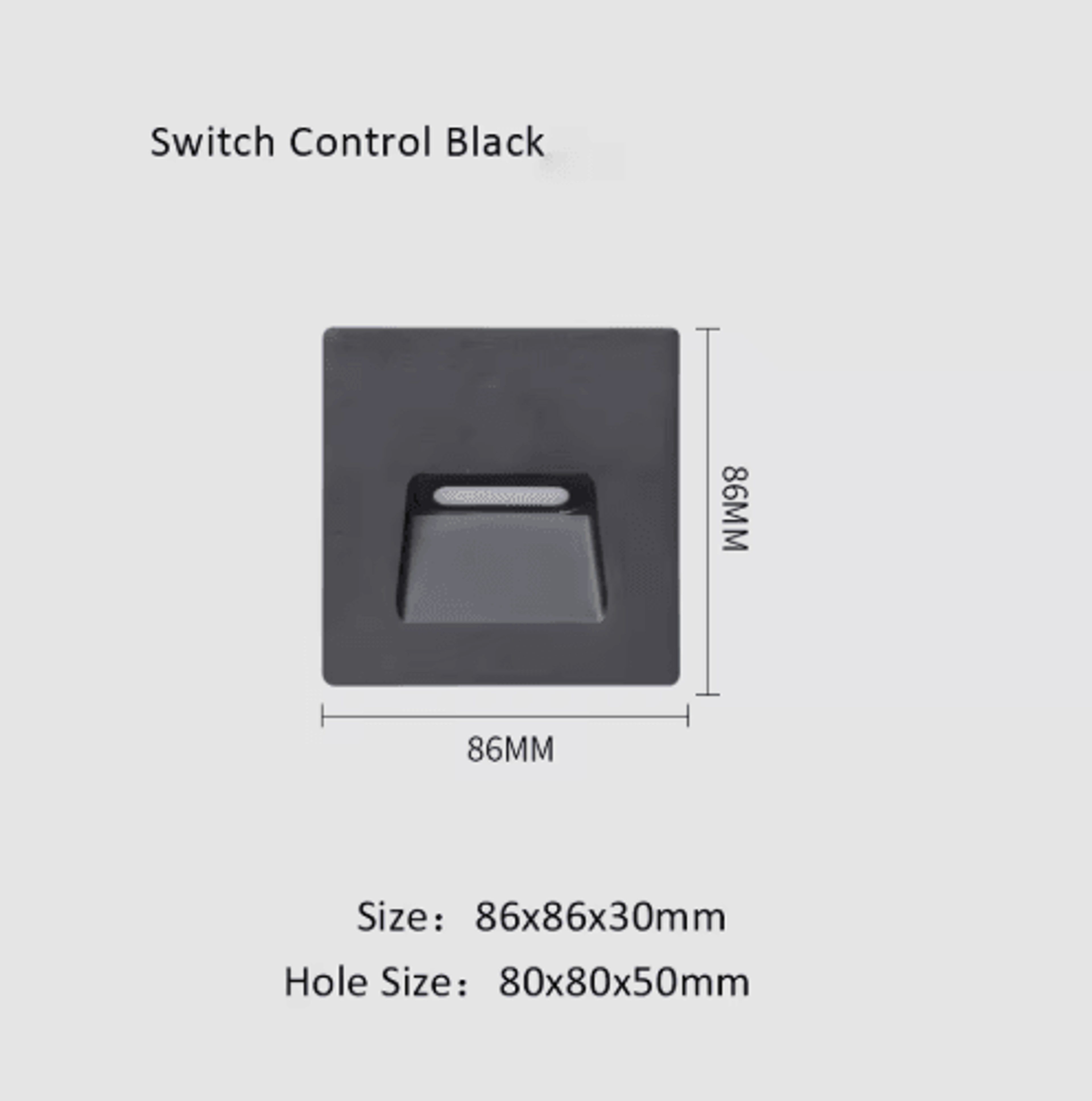 LED Motion Sensor Stair Light  Waterproof Recessed Step Lamp With Gradual Brightening 8