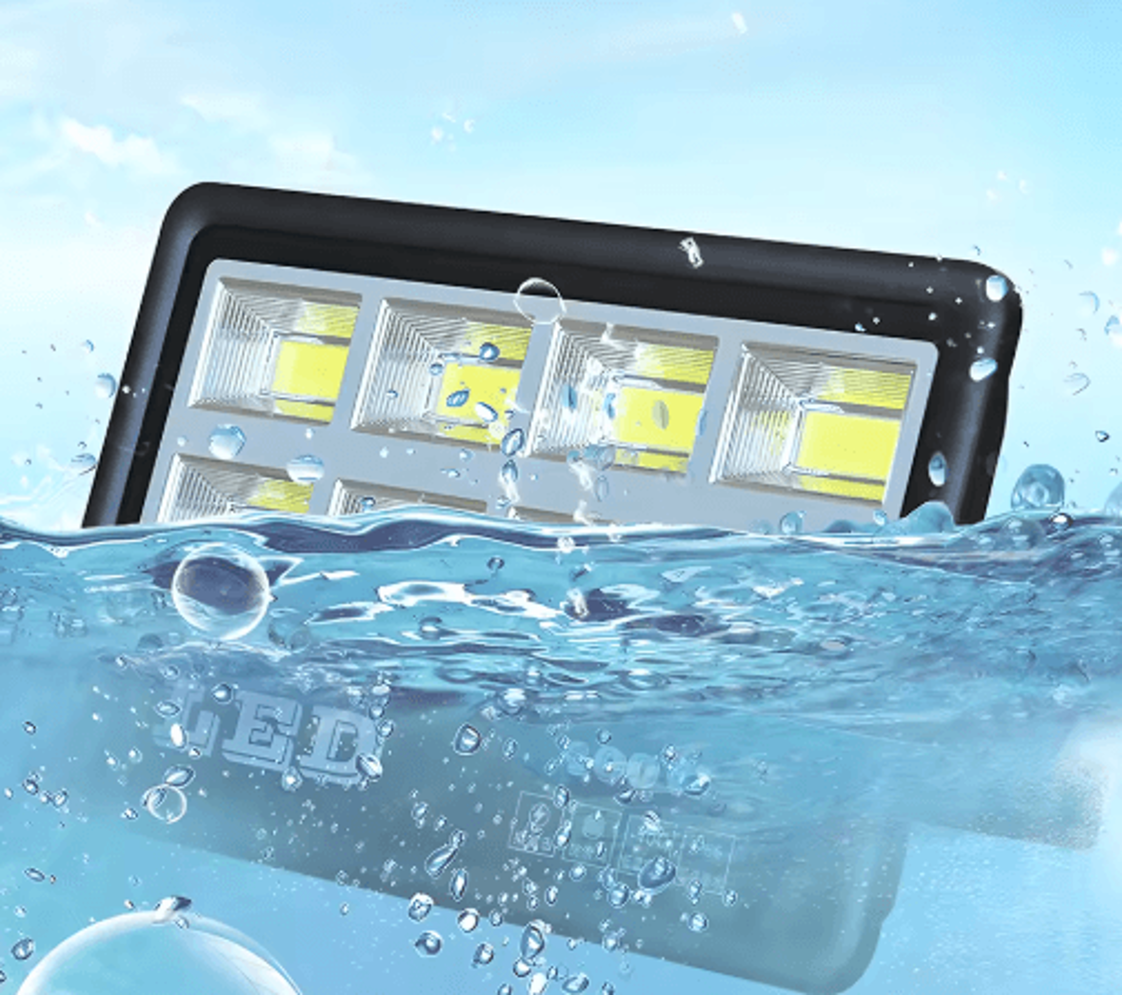 200w/300w led outdoor floodlight – ip66 waterproof high-power spotlight