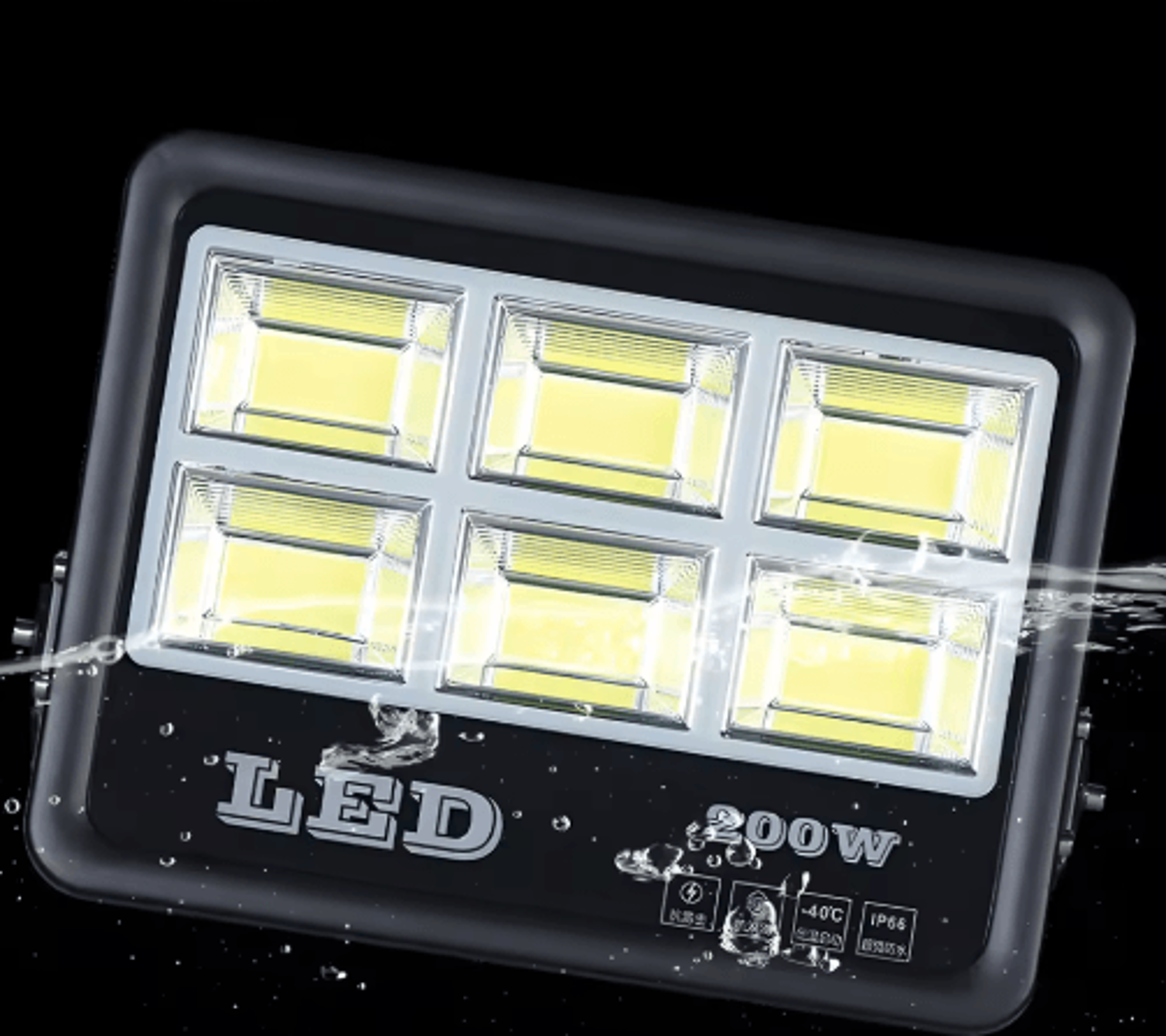 200W300W LED Outdoor Floodlight  IP66 Waterproof HighPower Spotlight 12