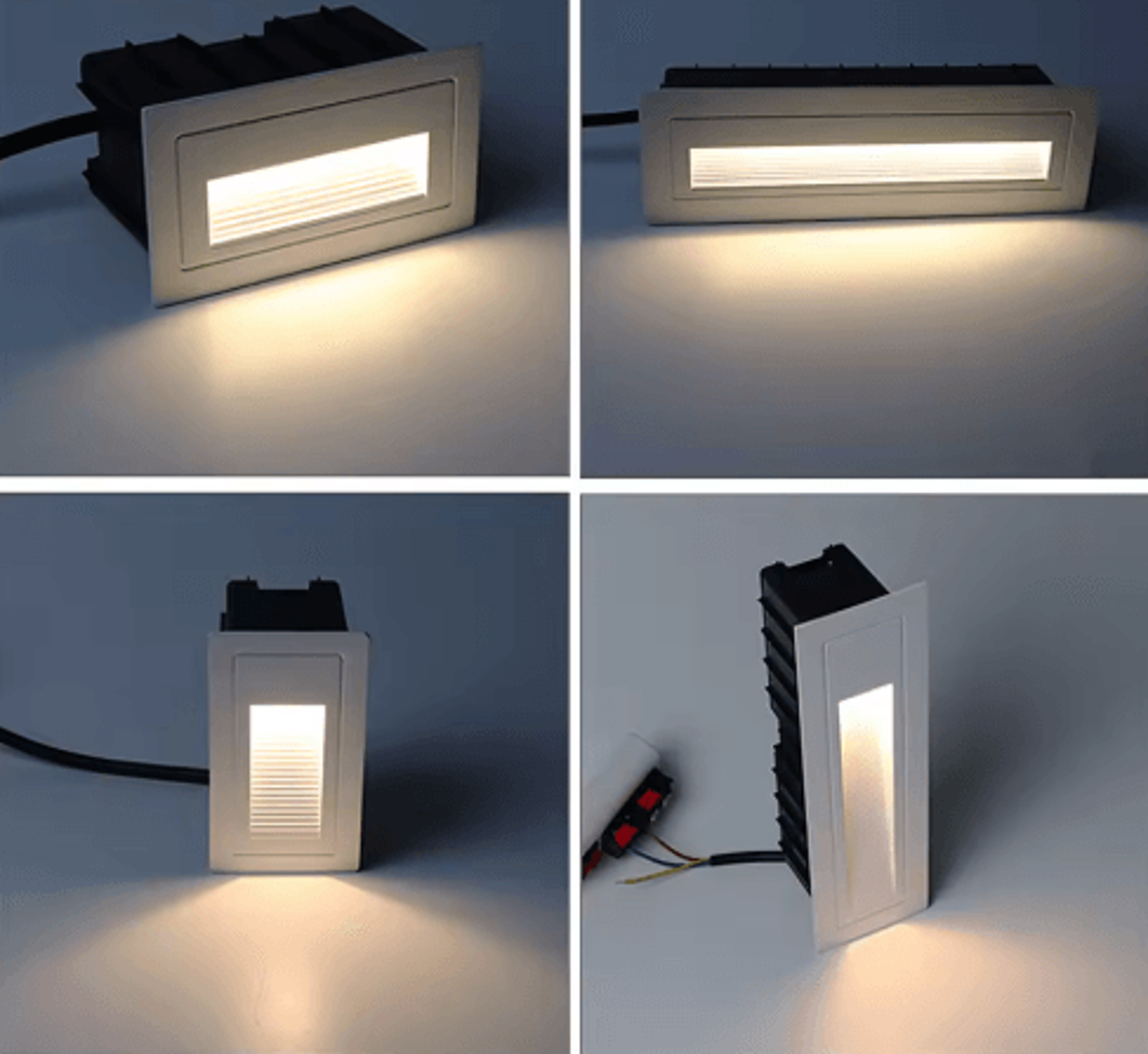 waterproof led recessed step light – outdoor stair wall lamp for balcony and deck