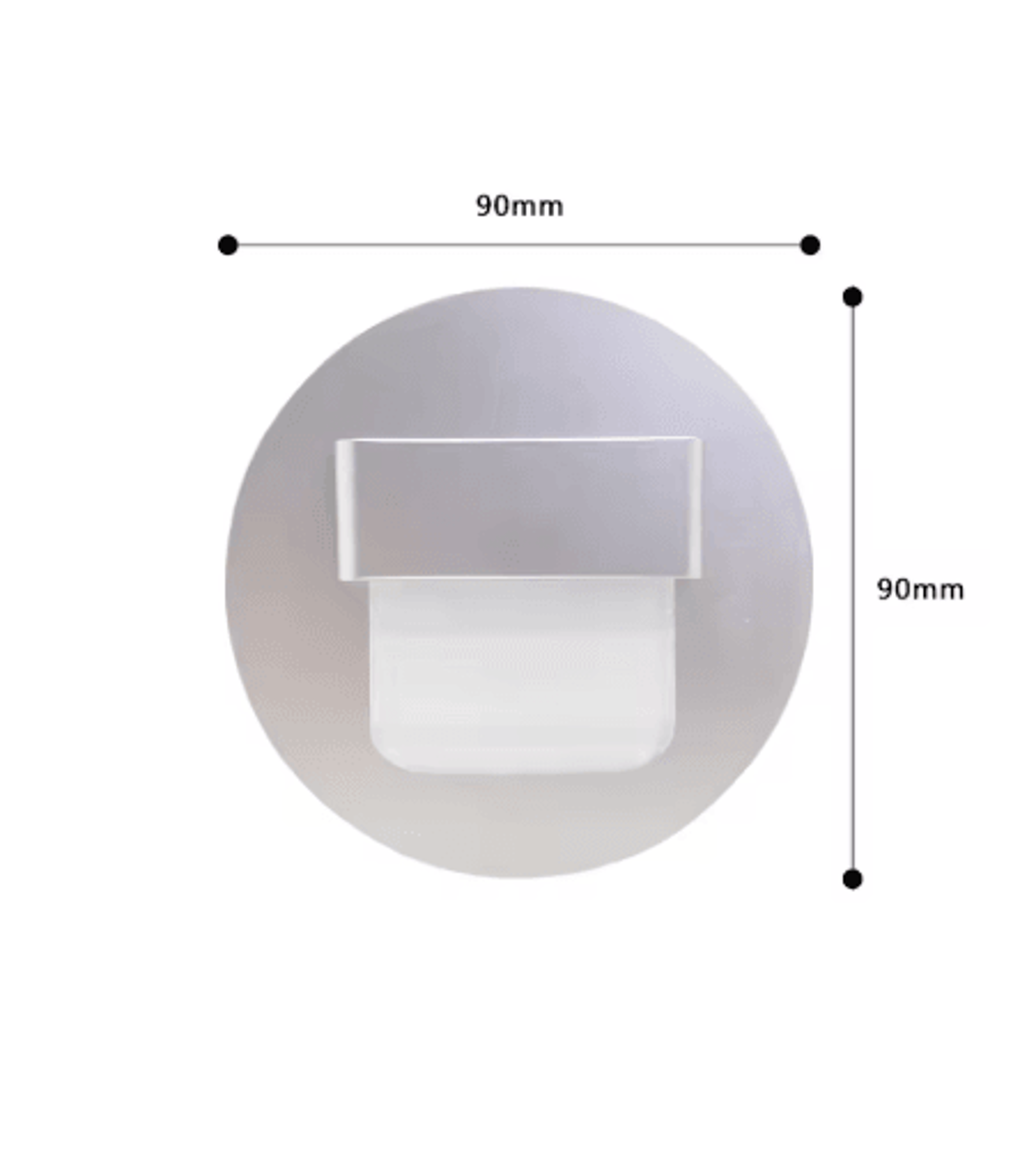 Recessed LED Stair Light  Motion Sensor Wall Lamp With Mounting Box 1