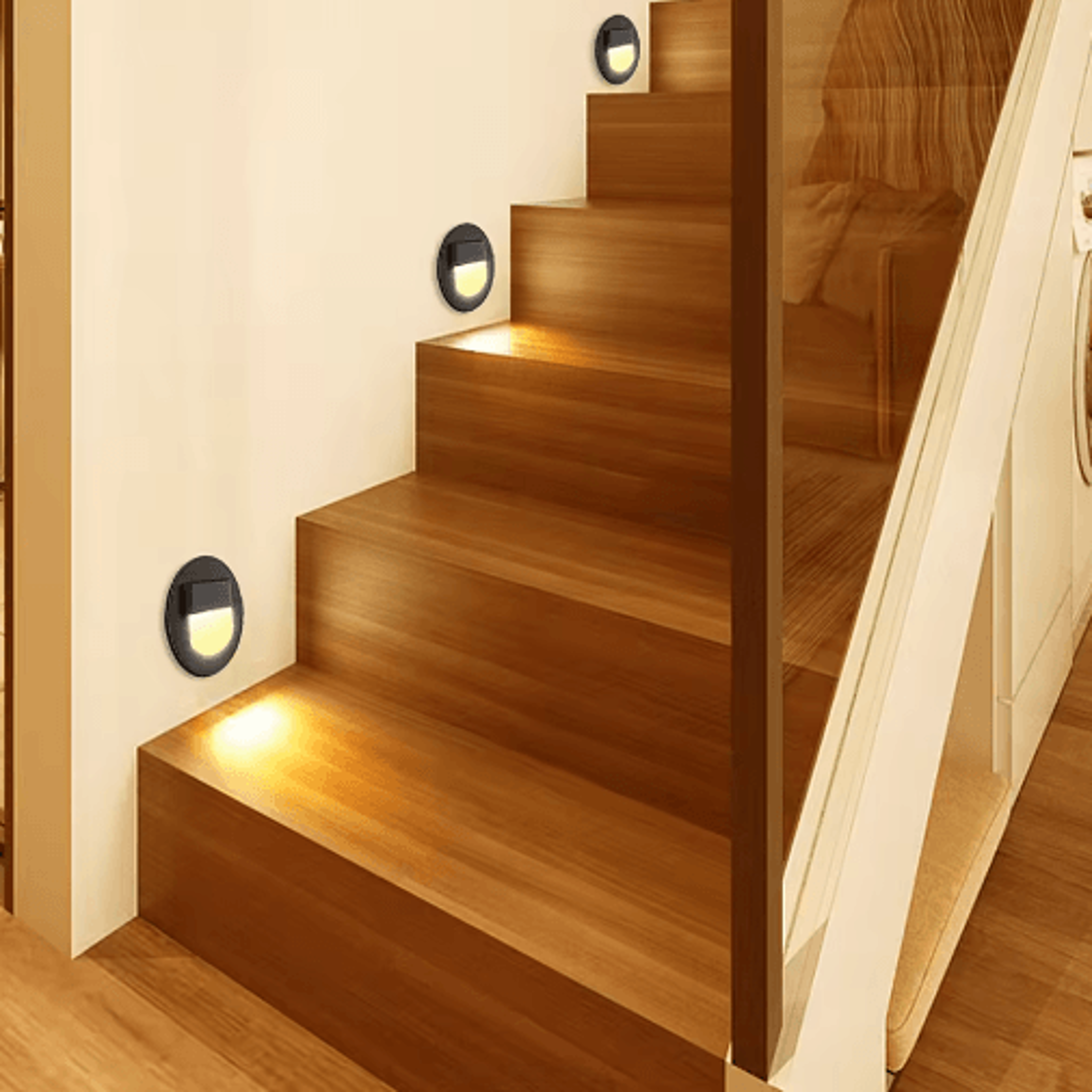 Recessed LED Stair Light  Motion Sensor Wall Lamp With Mounting Box 18