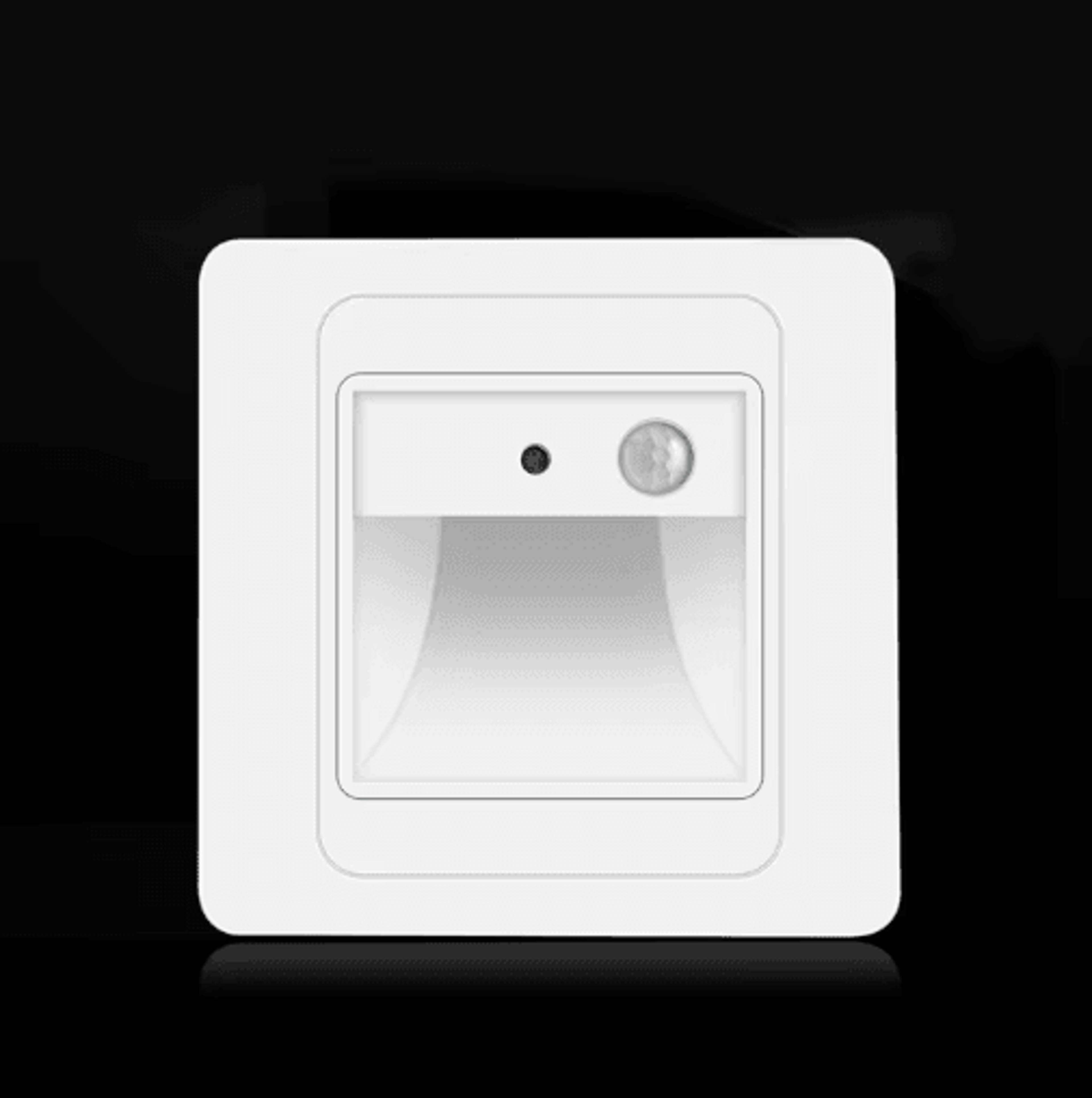 2W LED Motion Sensor Stair Light  Recessed PIR Night Lamp For Indoor Steps 8