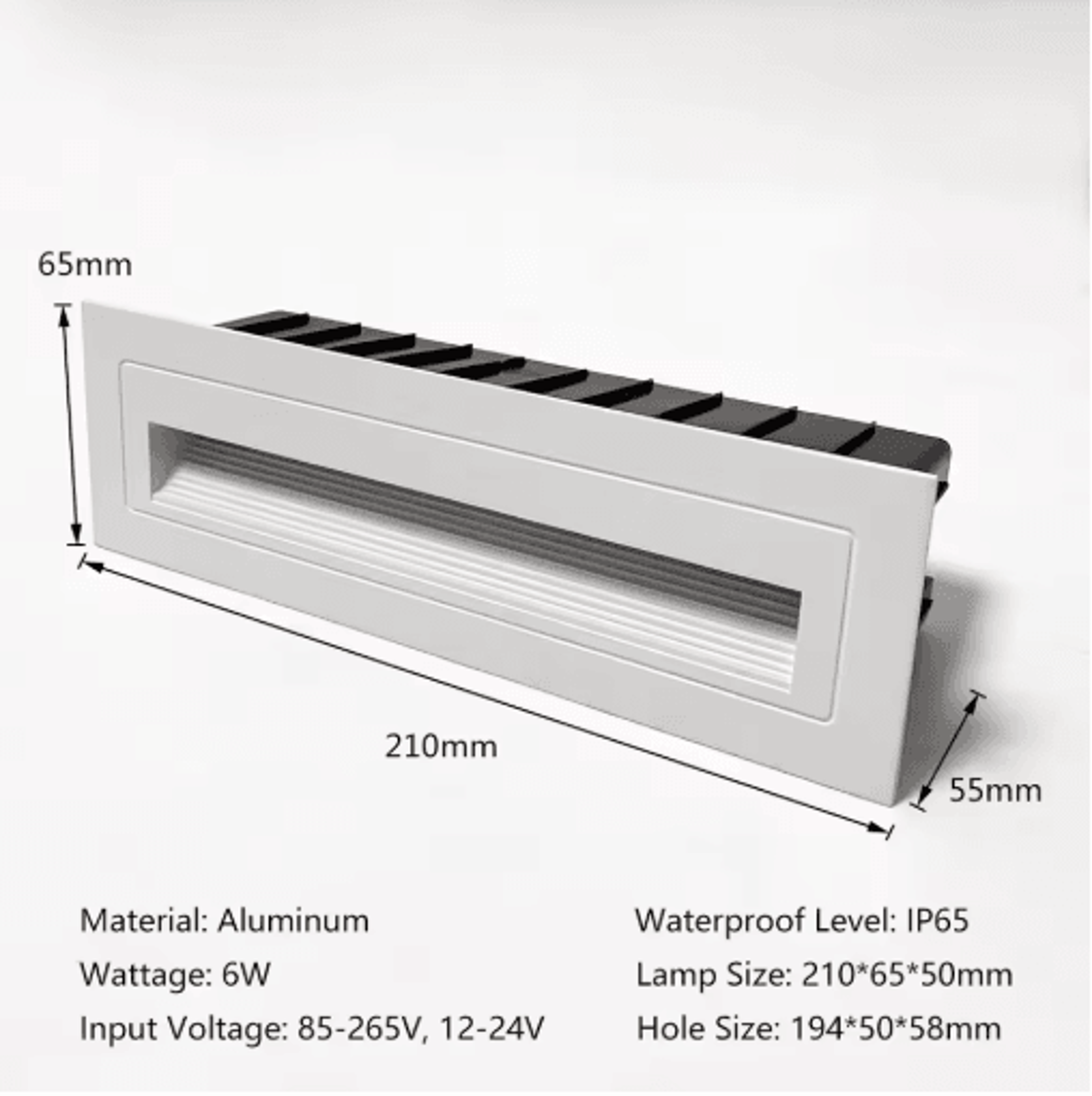 IP65 Waterproof Outdoor Stair Light  12V220V LED Wall Lamp 2
