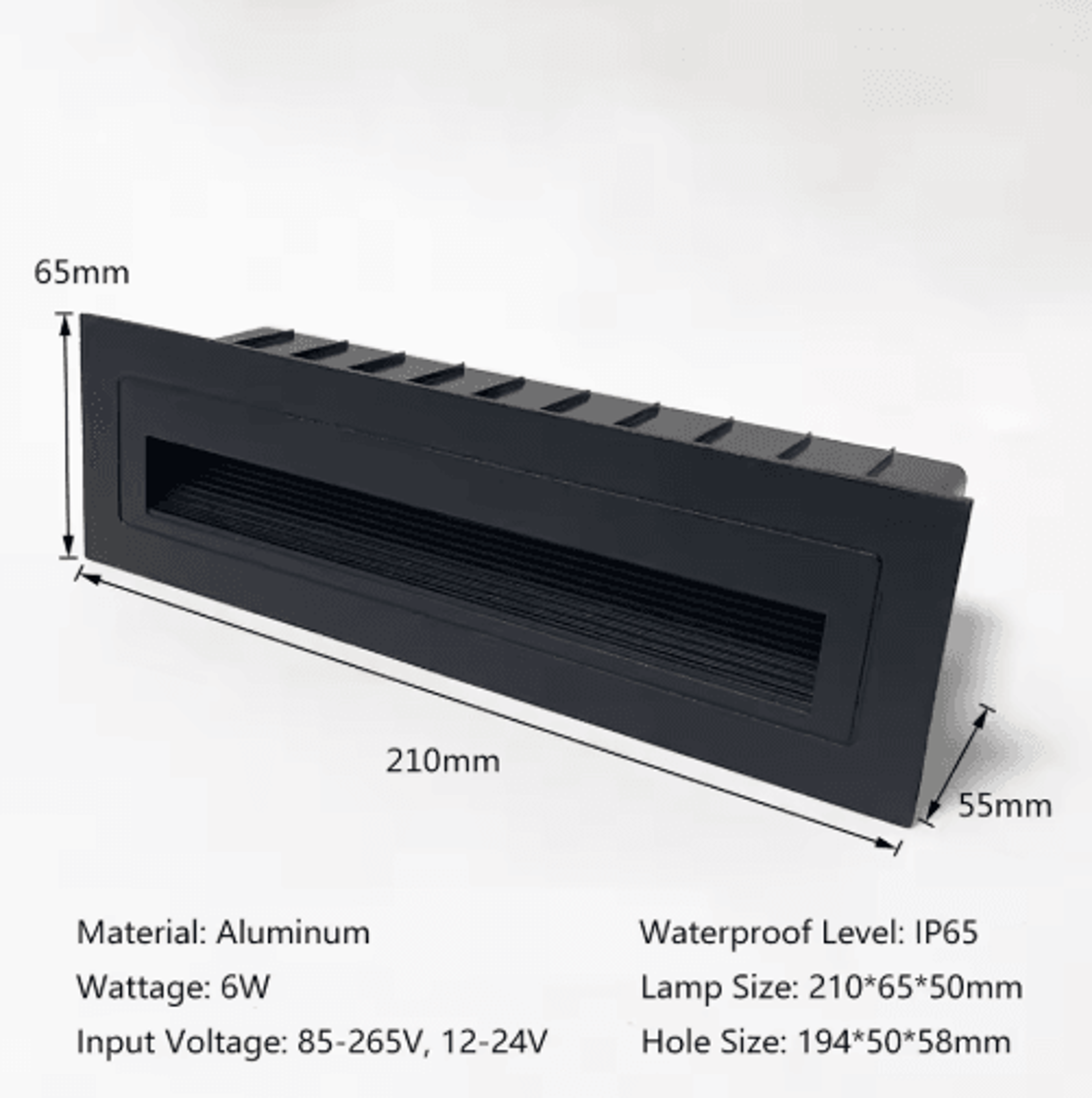 IP65 Waterproof Outdoor Stair Light  12V220V LED Wall Lamp 3