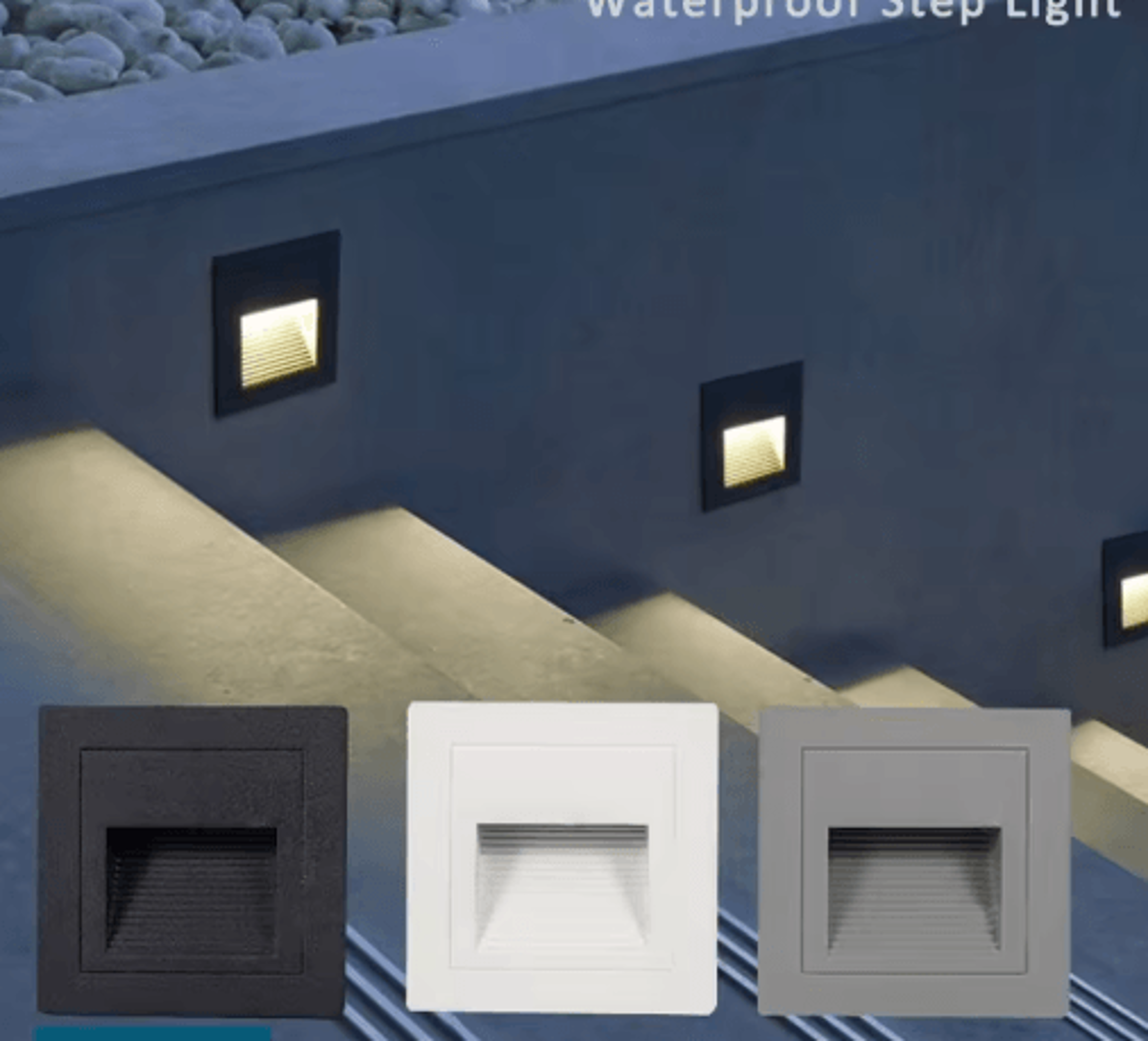 IP65 Waterproof Outdoor Stair Light  12V220V LED Wall Lamp 14