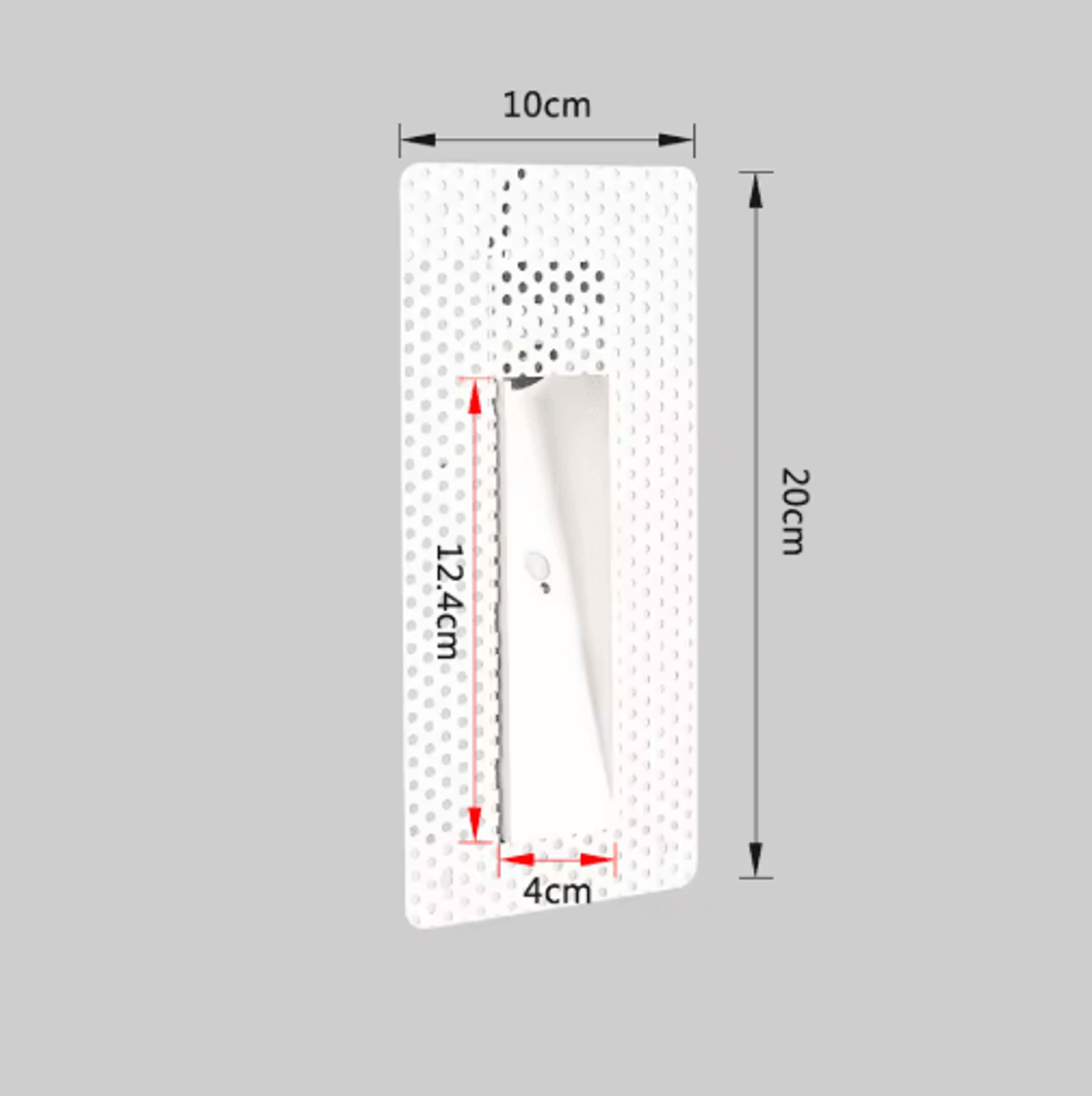 Frameless LED Motion Sensor Stair Light  Recessed White Wall Lamp 2