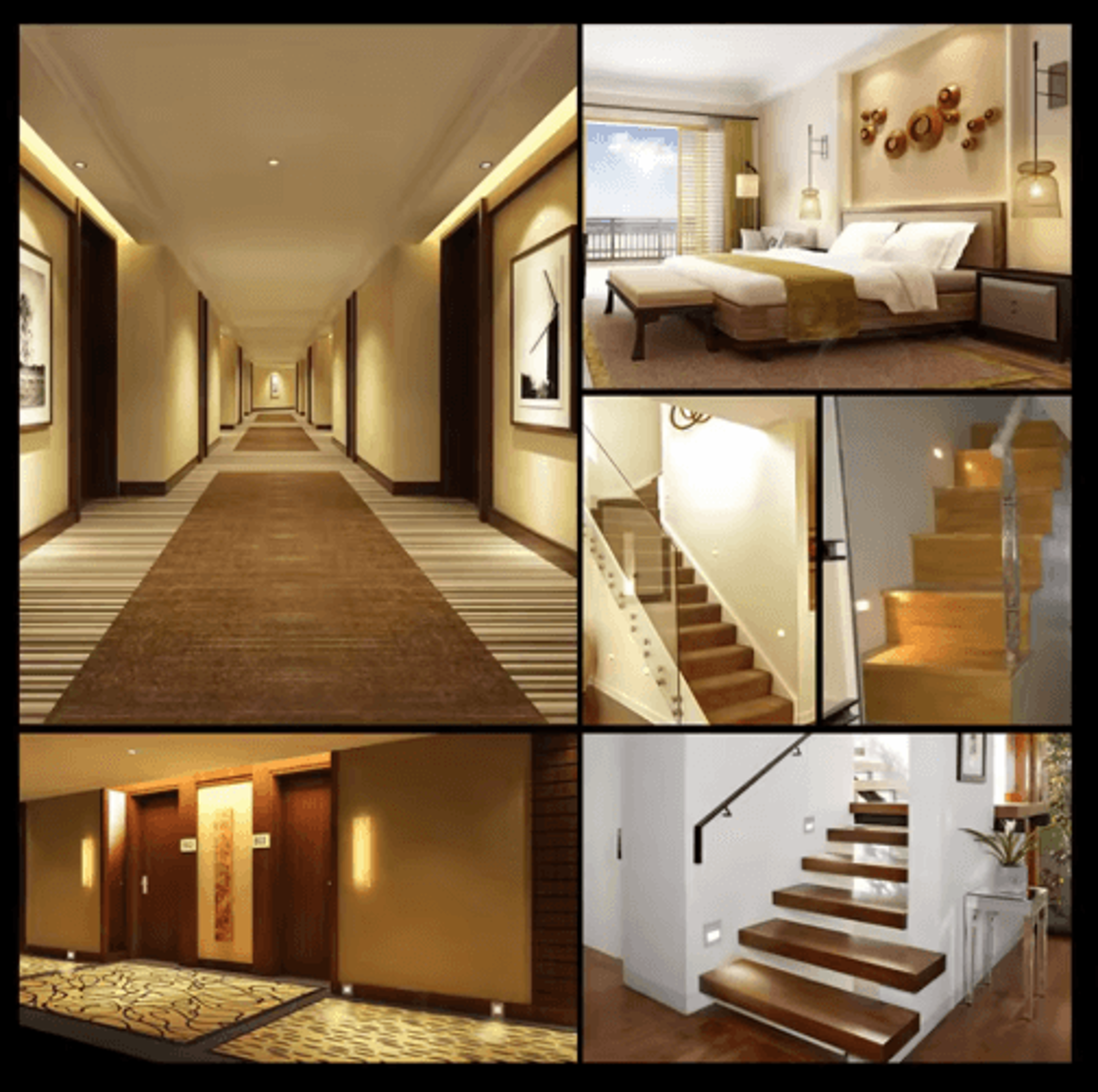 LED PIR Motion Sensor Stair Light  Recessed Smart Indoor Wall Lamp 18