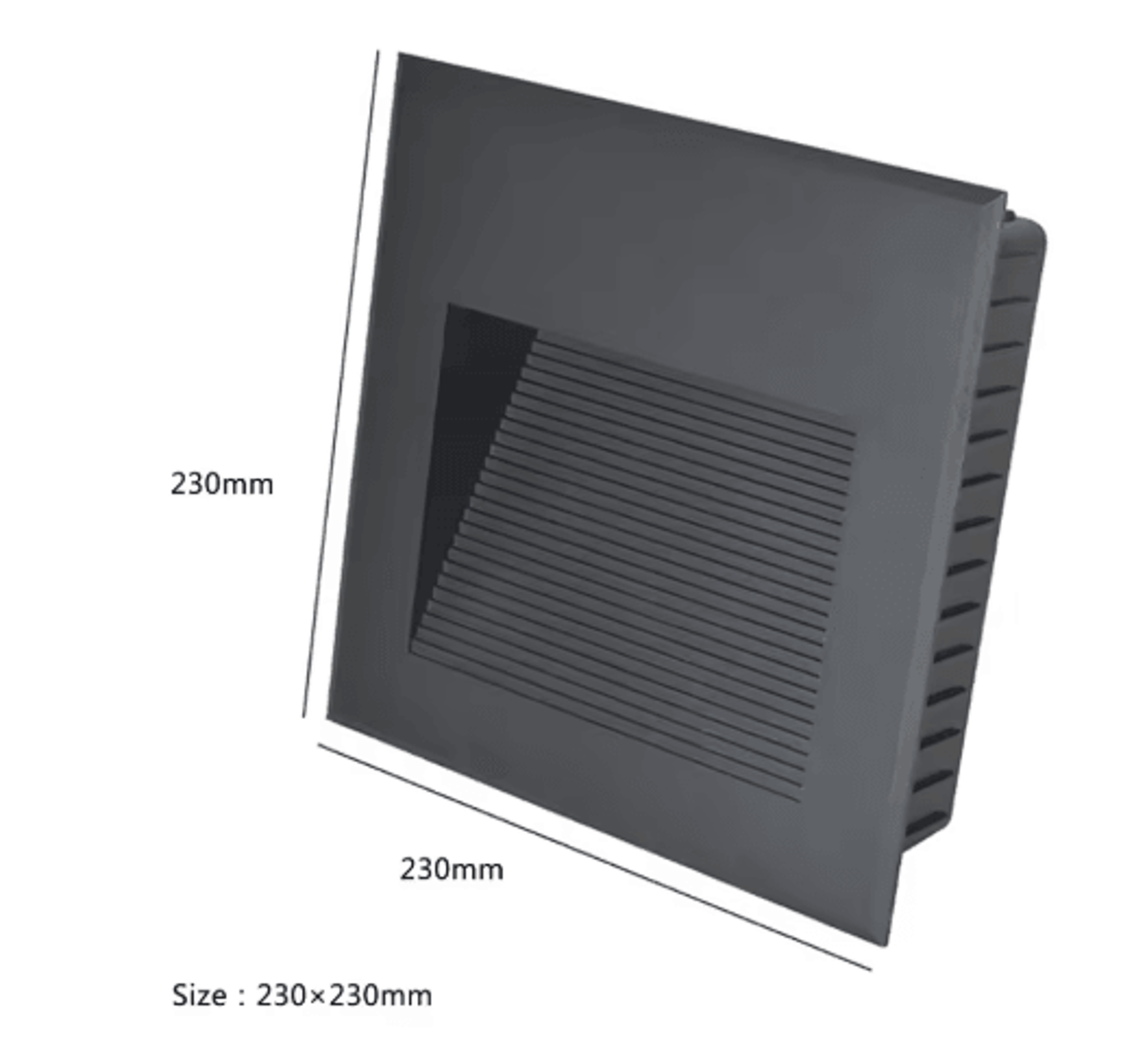 Waterproof Recessed Outdoor Stair Light  Large LED Wall Lamp 12V110V220V 2