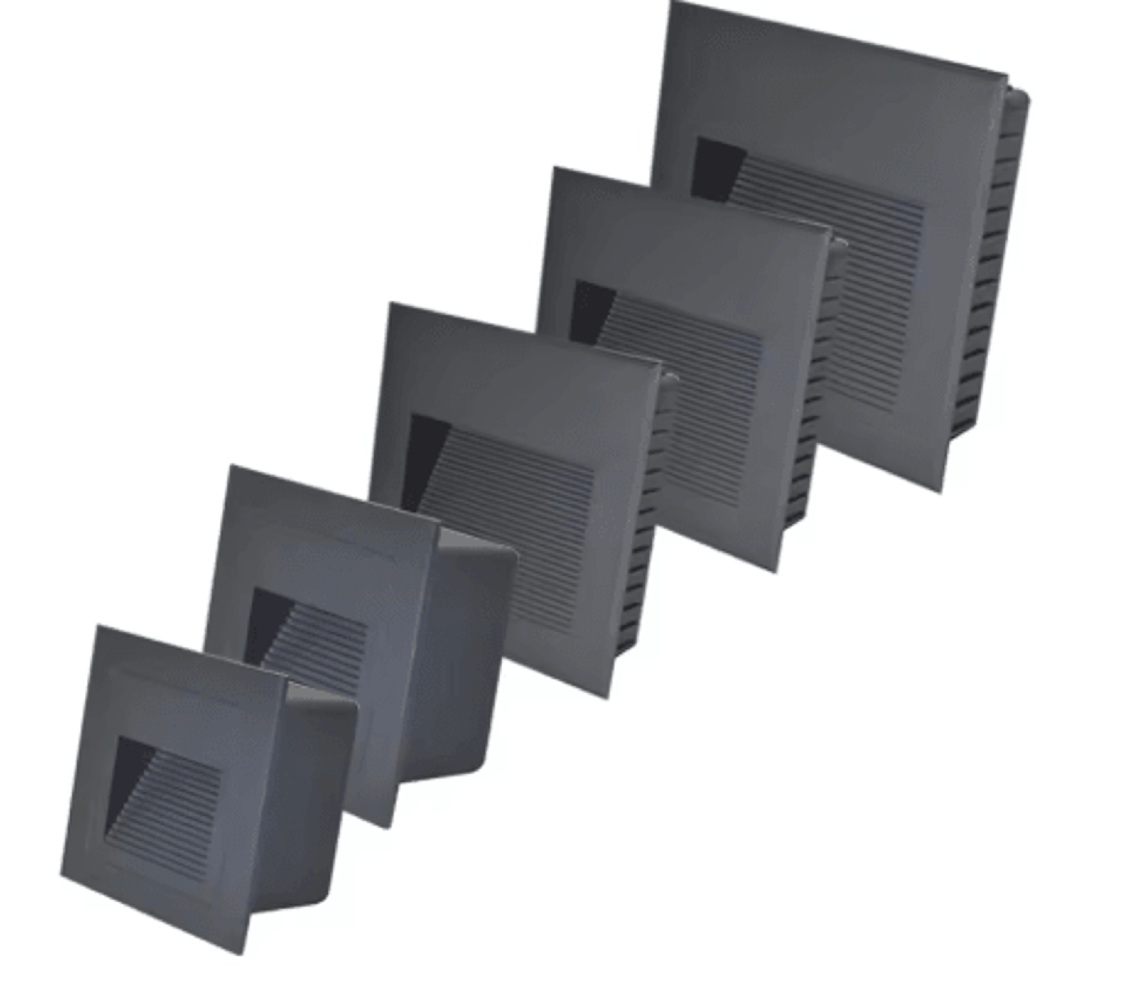 waterproof recessed outdoor stair light – large led wall lamp 12v/110v/220v