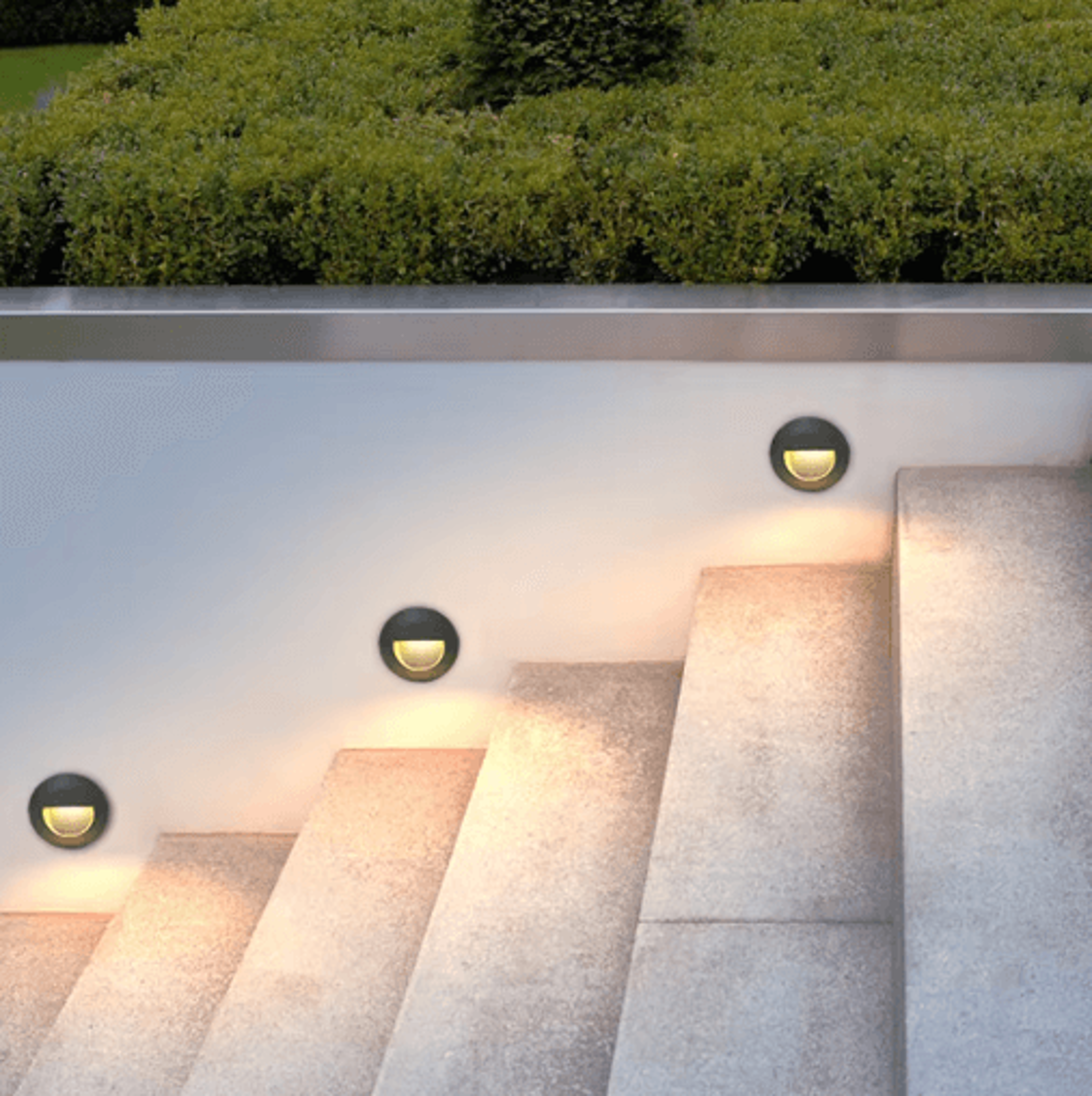 3W IP65 Waterproof LED Stair Light  Round Outdoor Wall Lamp 5