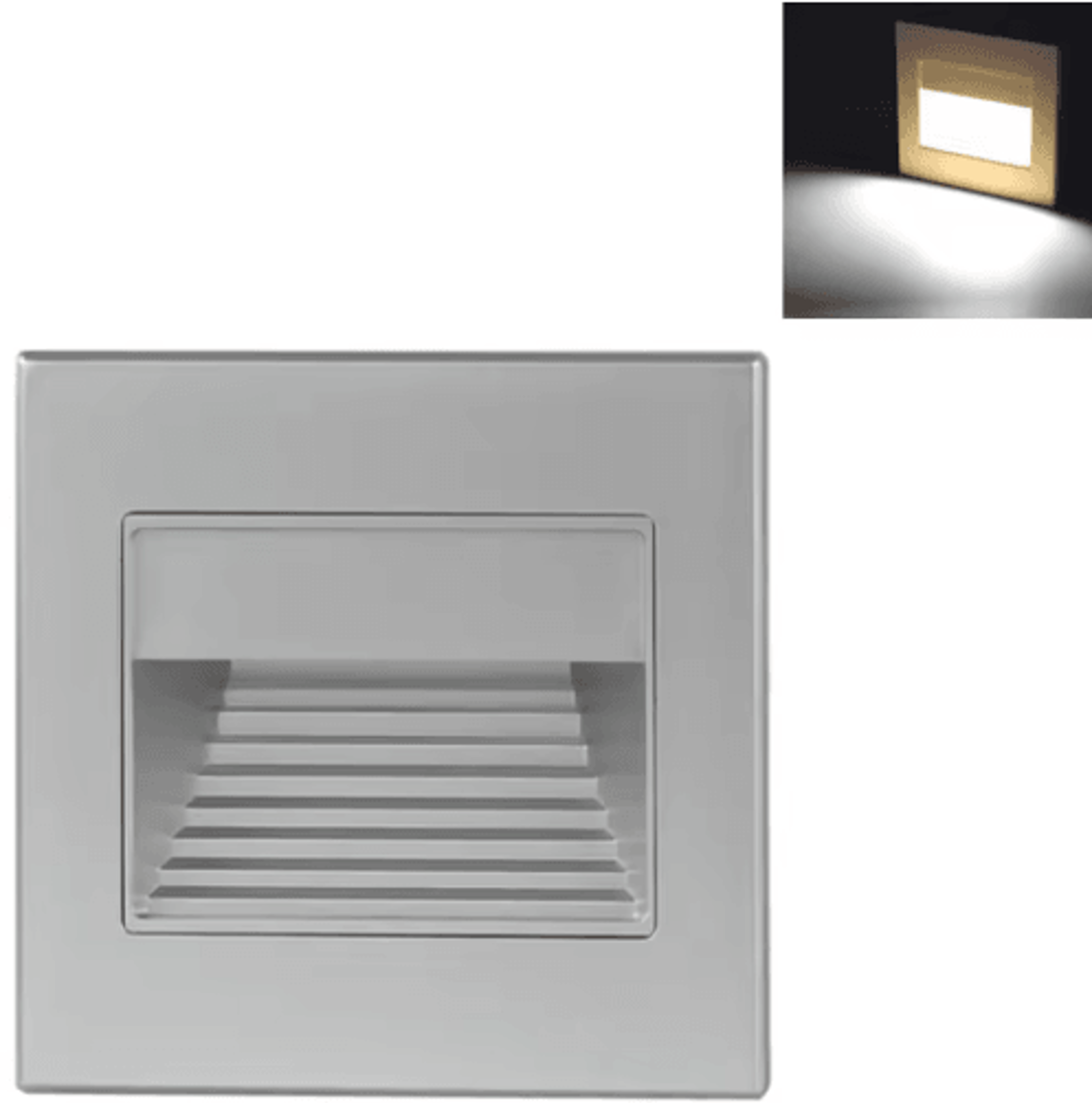 led recessed stair light – white indoor wall night lamp 110v/220v