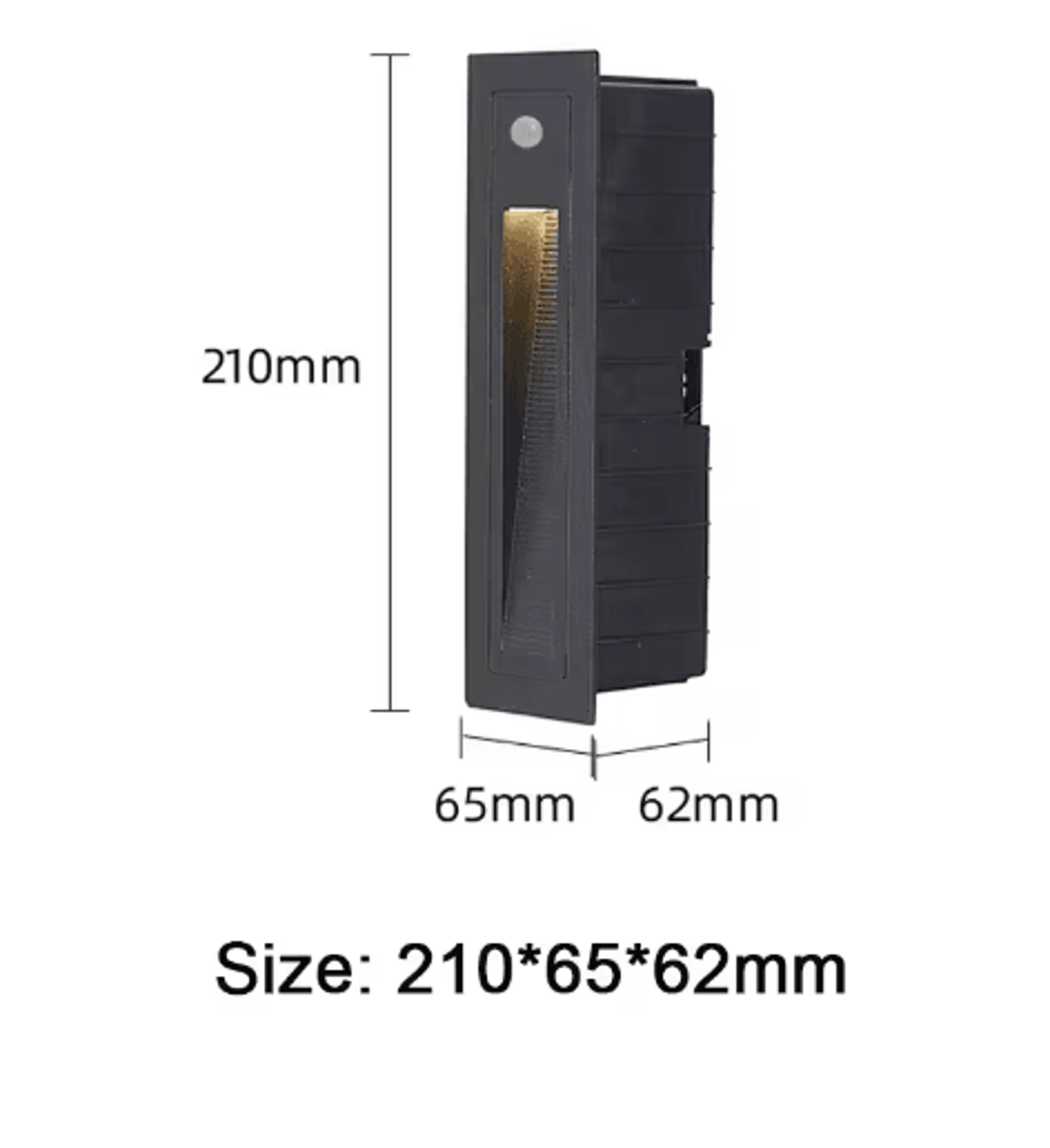 waterproof motion sensor wall light – outdoor led stair & step lamp